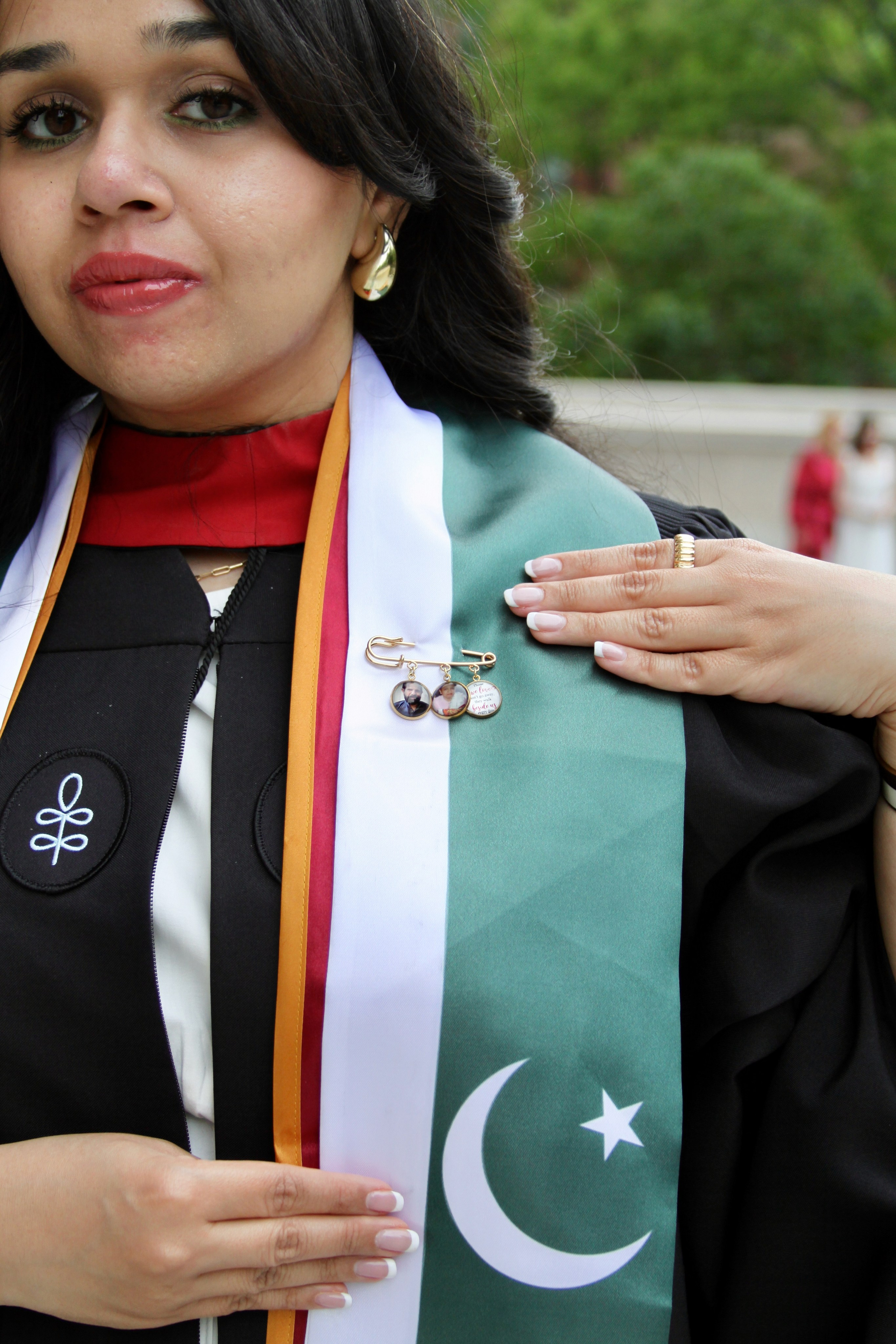 Masters graduation with Sadaf (part of group shoot). Kelly Sang, graduation and portrait photographer in Boston