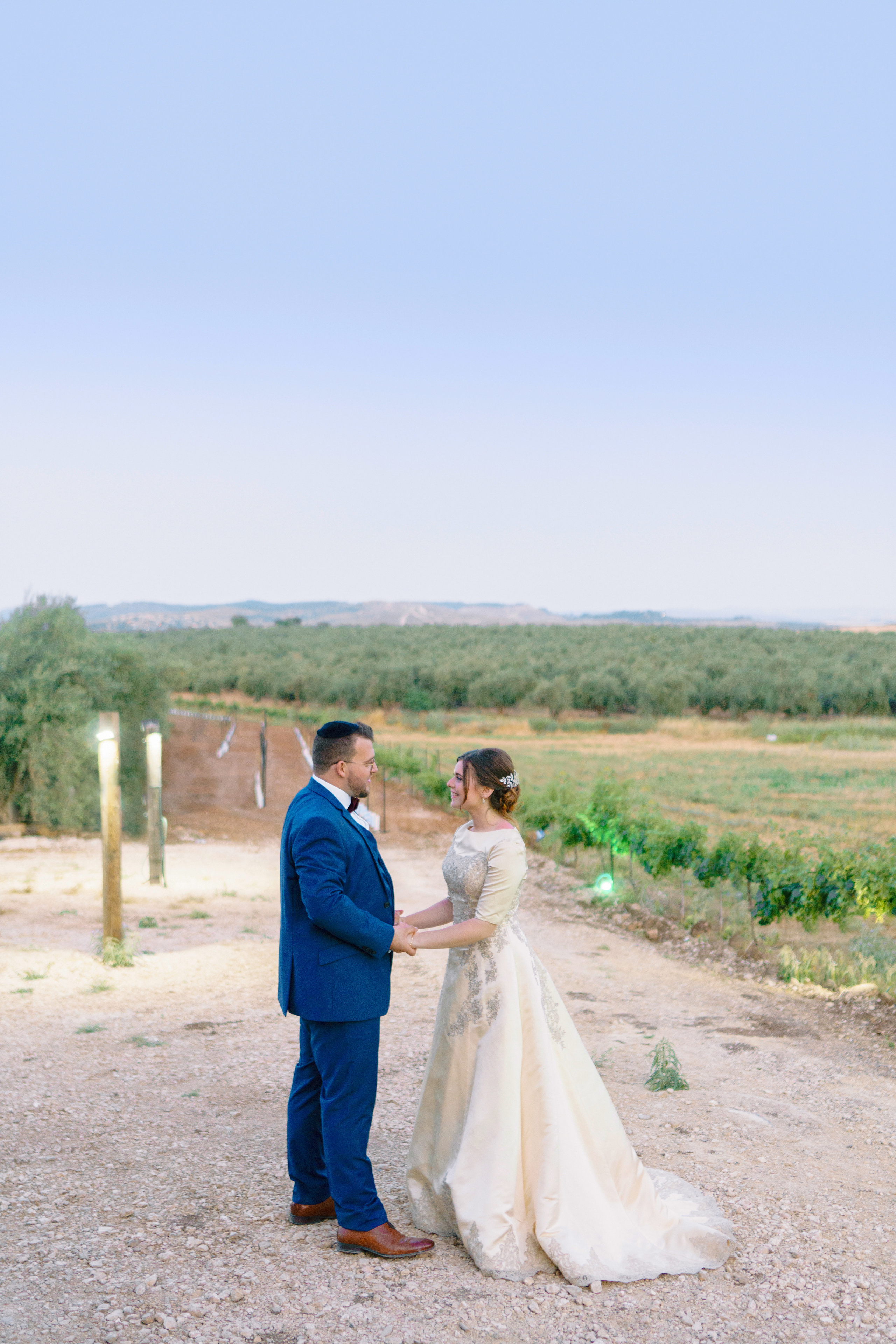 Religious wedding in Yad haShmona near Jerusalem, Itzik & Adel. Photographer in Portugal Polina Gotovaya