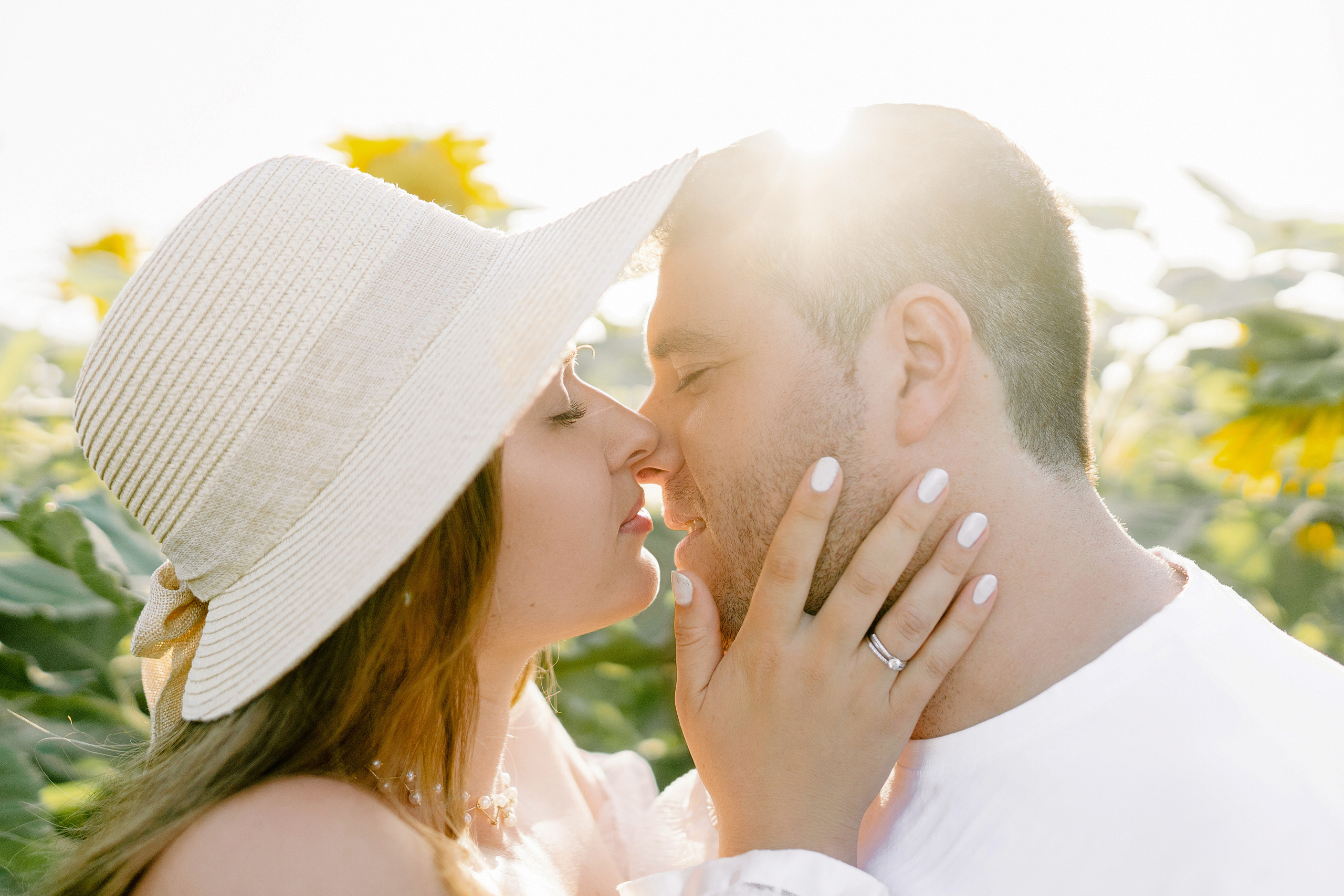 Семейная съемка в поле подсолнухов. Фотограф в Португалии Полина Готовая