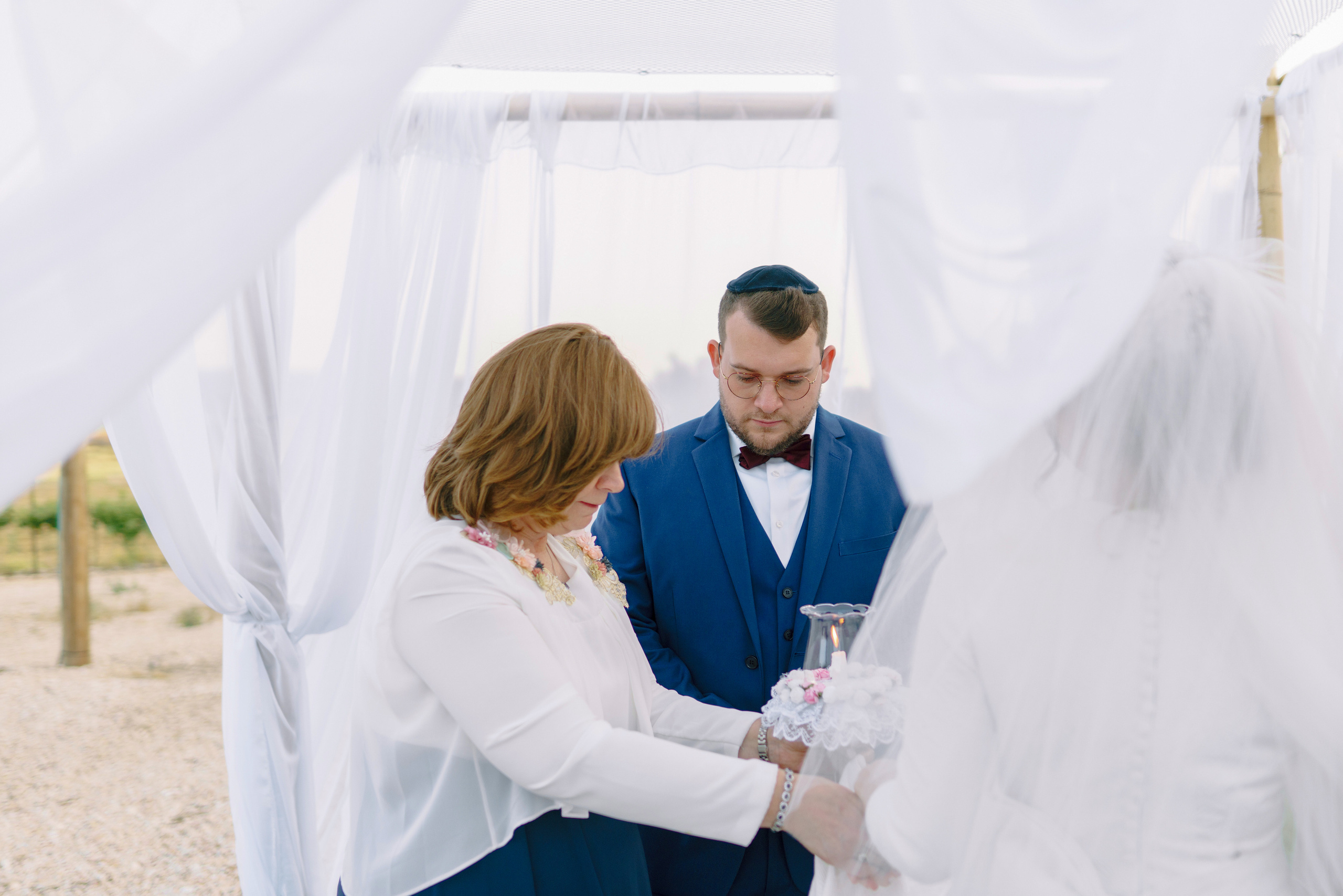 Religious wedding in Yad haShmona near Jerusalem, Itzik & Adel. Photographer in Portugal Polina Gotovaya