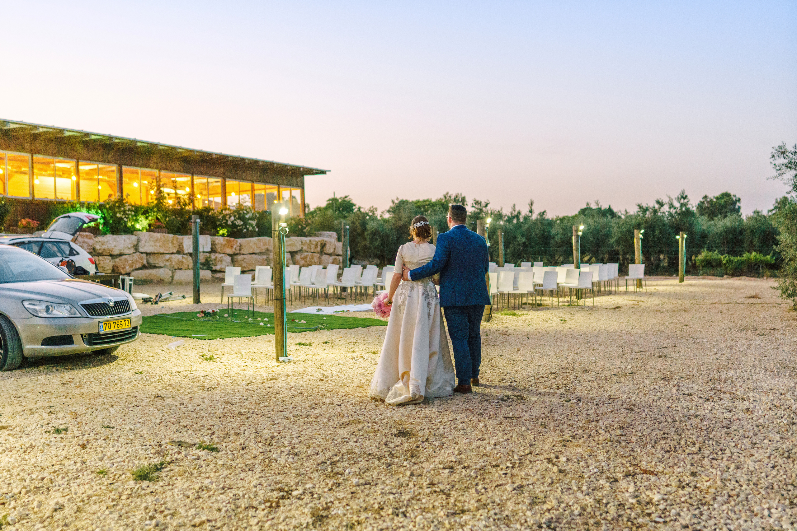 Religious wedding in Yad haShmona near Jerusalem, Itzik & Adel. Photographer in Portugal Polina Gotovaya