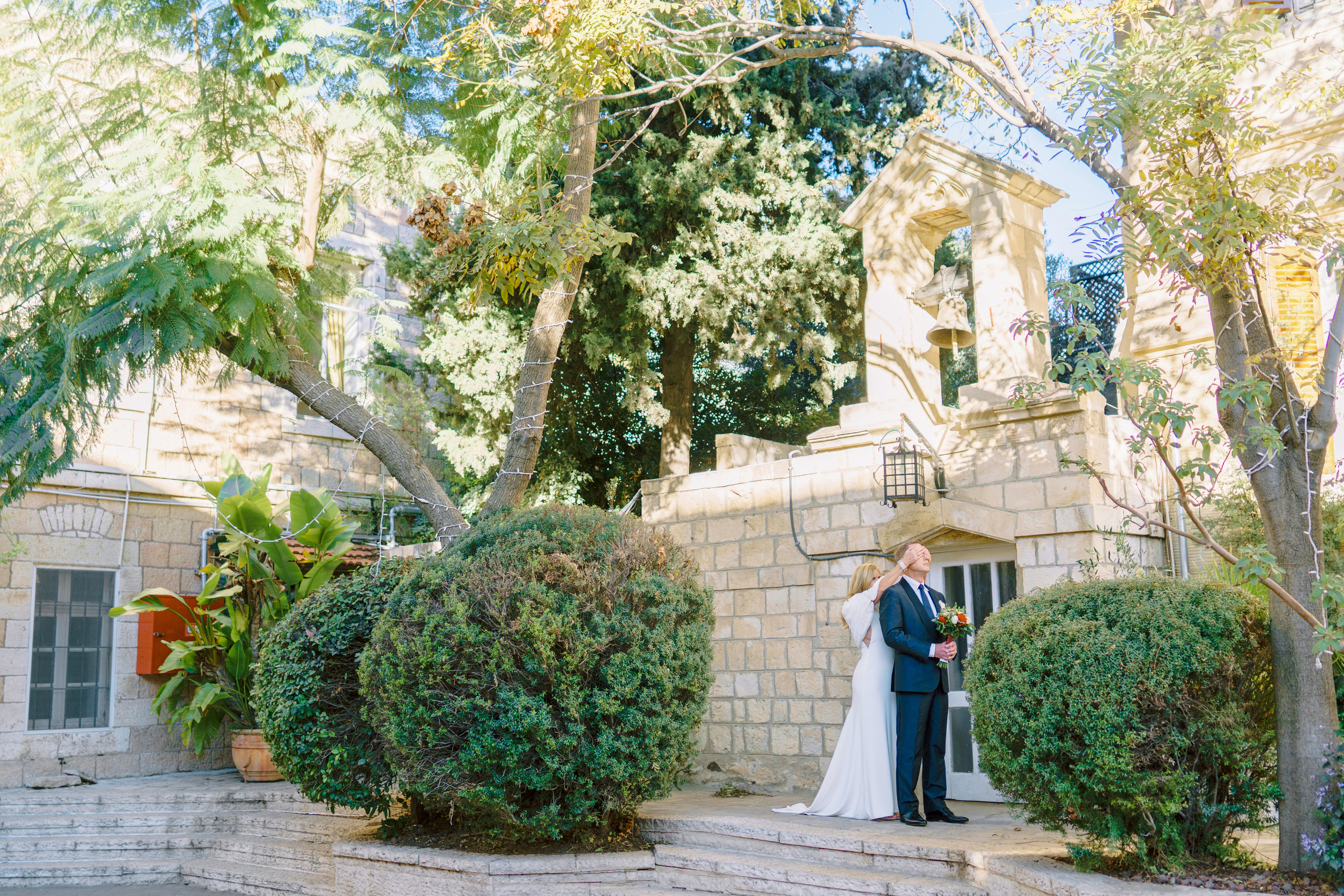 Wedding ceremony in Jerusalem, Randal & Tracy. Photographer in Portugal Polina Gotovaya