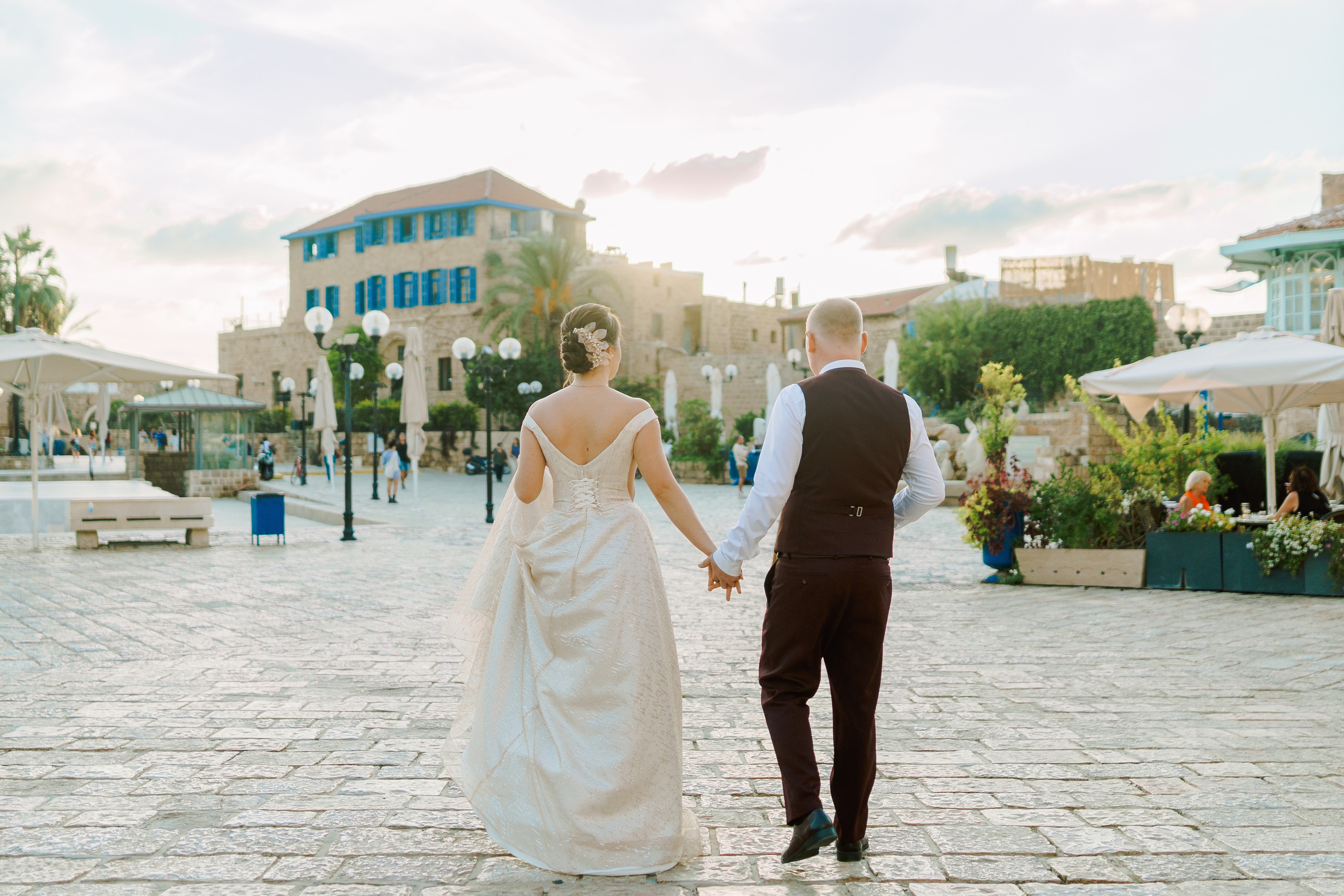 Наталия и Сергей в Яффо. Фотограф в Португалии Полина Готовая