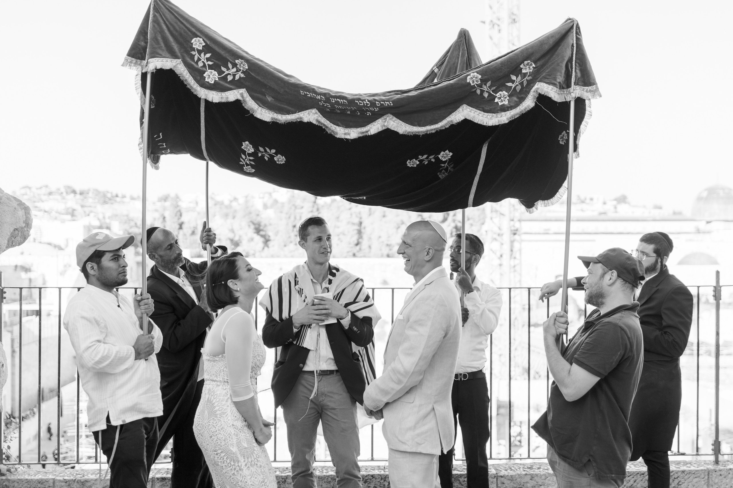 Трогательная церемония в Иерусалиме, Эль и Леви. Фотограф в Португалии Полина Готовая