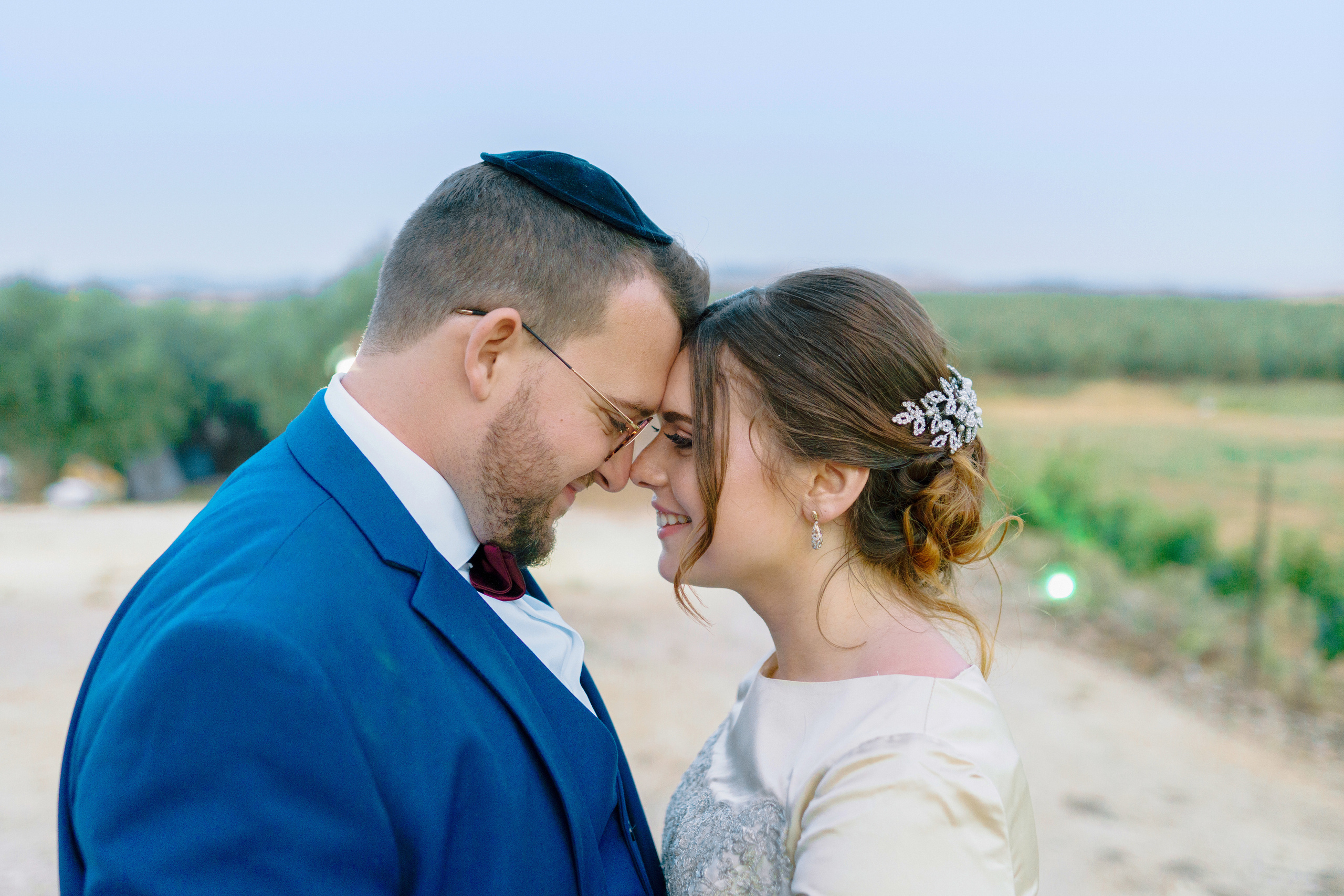 Religious wedding in Yad haShmona near Jerusalem, Itzik & Adel. Photographer in Portugal Polina Gotovaya