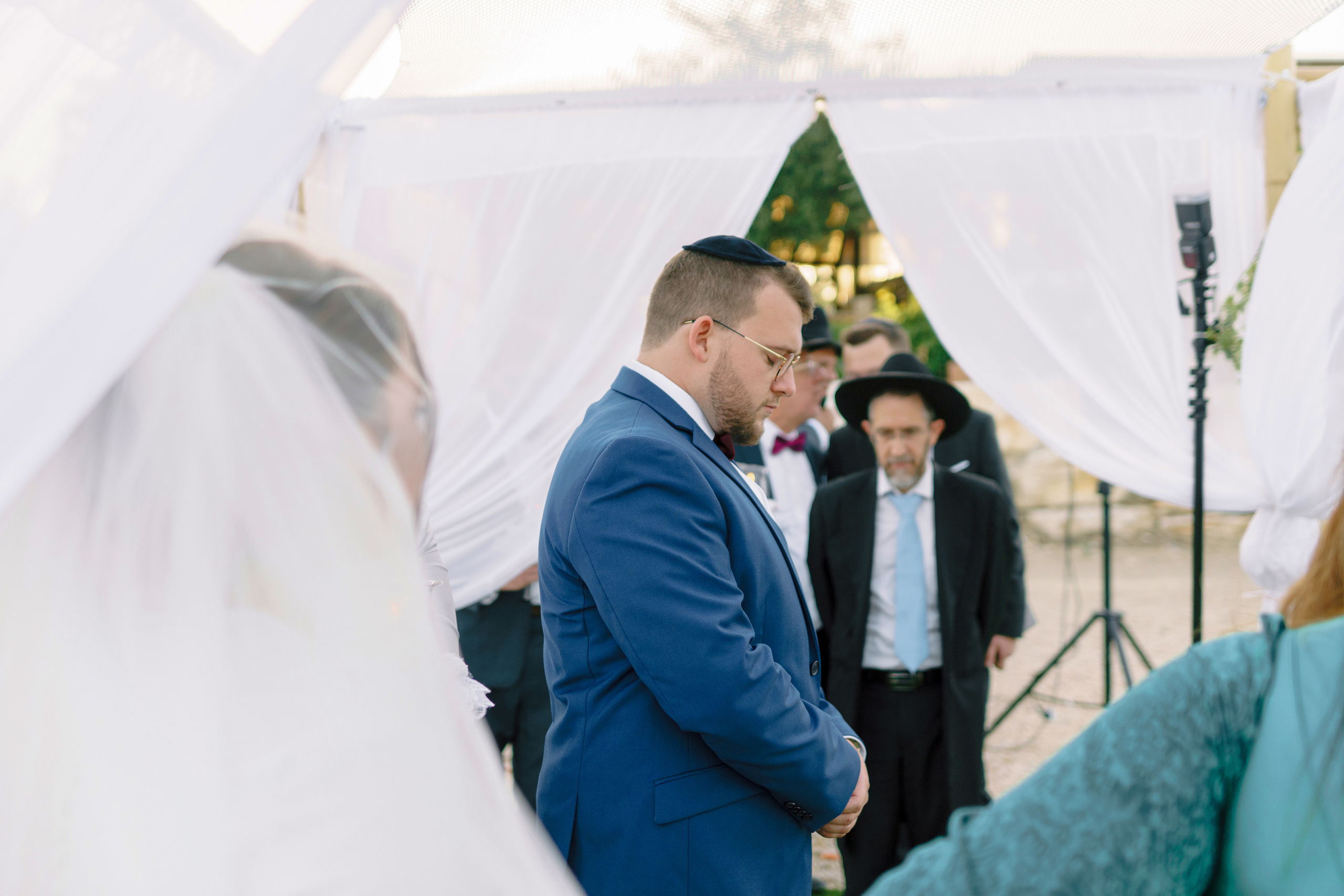 Religious wedding in Yad haShmona near Jerusalem, Itzik & Adel. Photographer in Portugal Polina Gotovaya