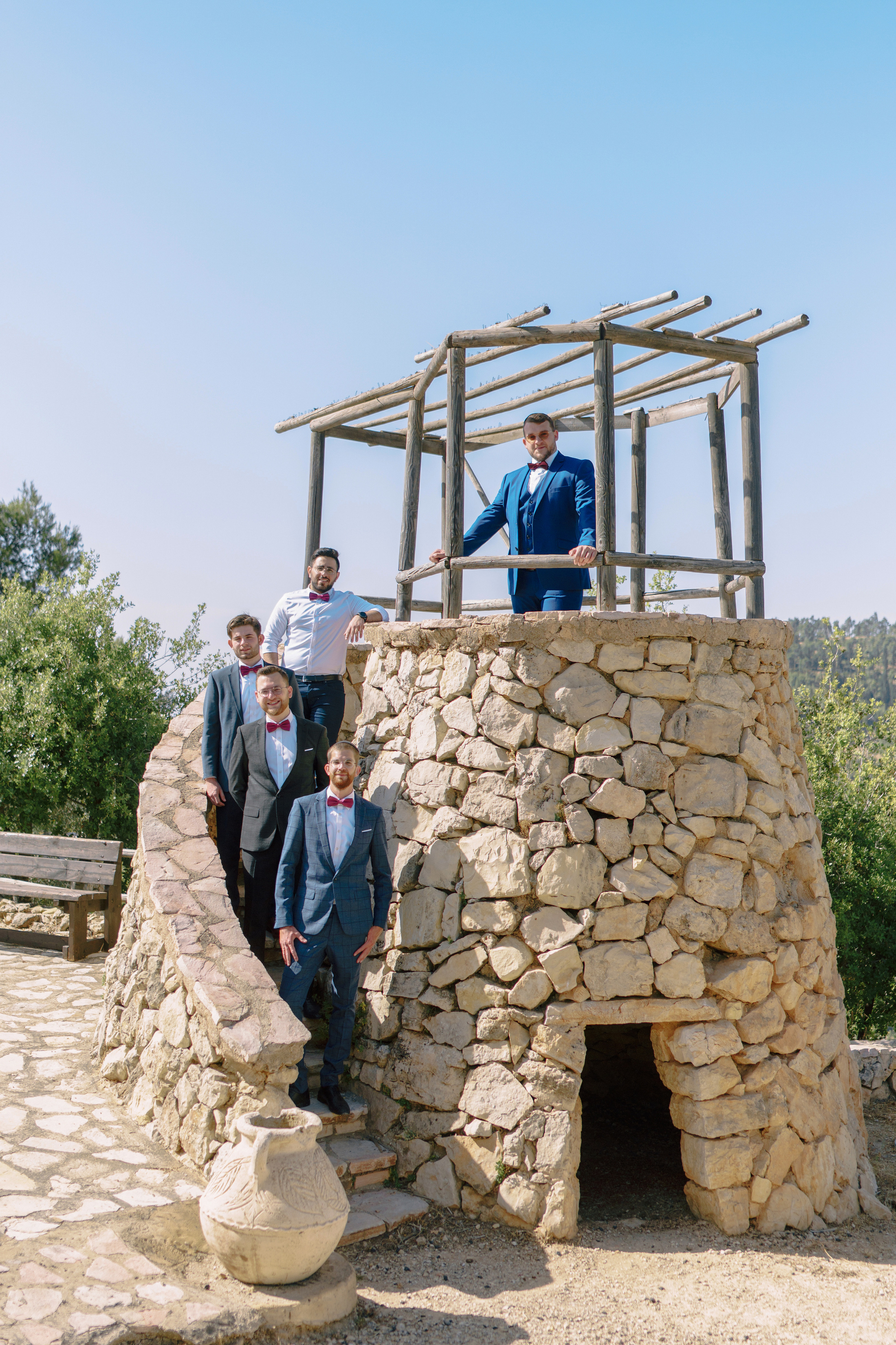 Religious wedding in Yad haShmona near Jerusalem, Itzik & Adel. Photographer in Portugal Polina Gotovaya