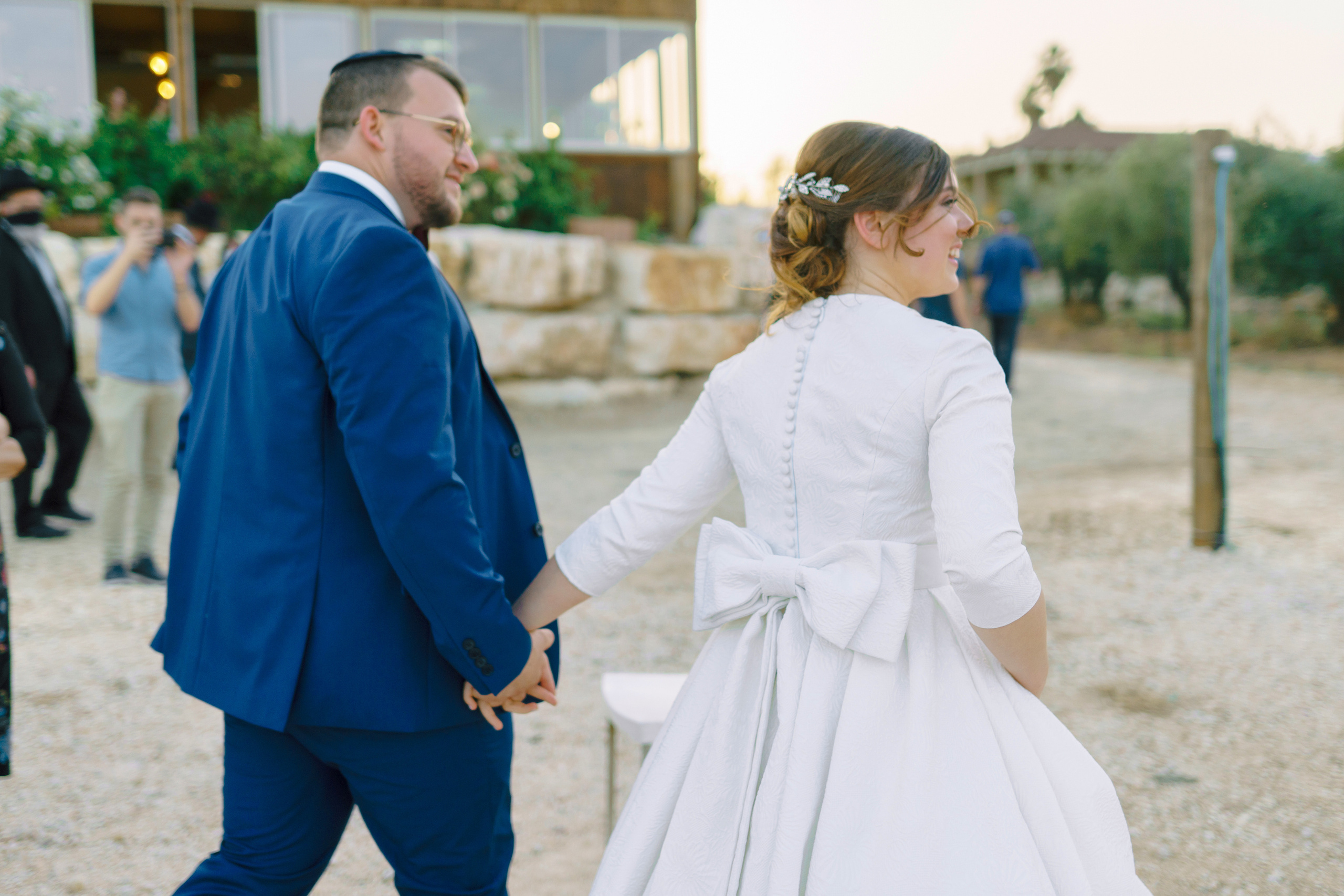 Religious wedding in Yad haShmona near Jerusalem, Itzik & Adel. Photographer in Portugal Polina Gotovaya