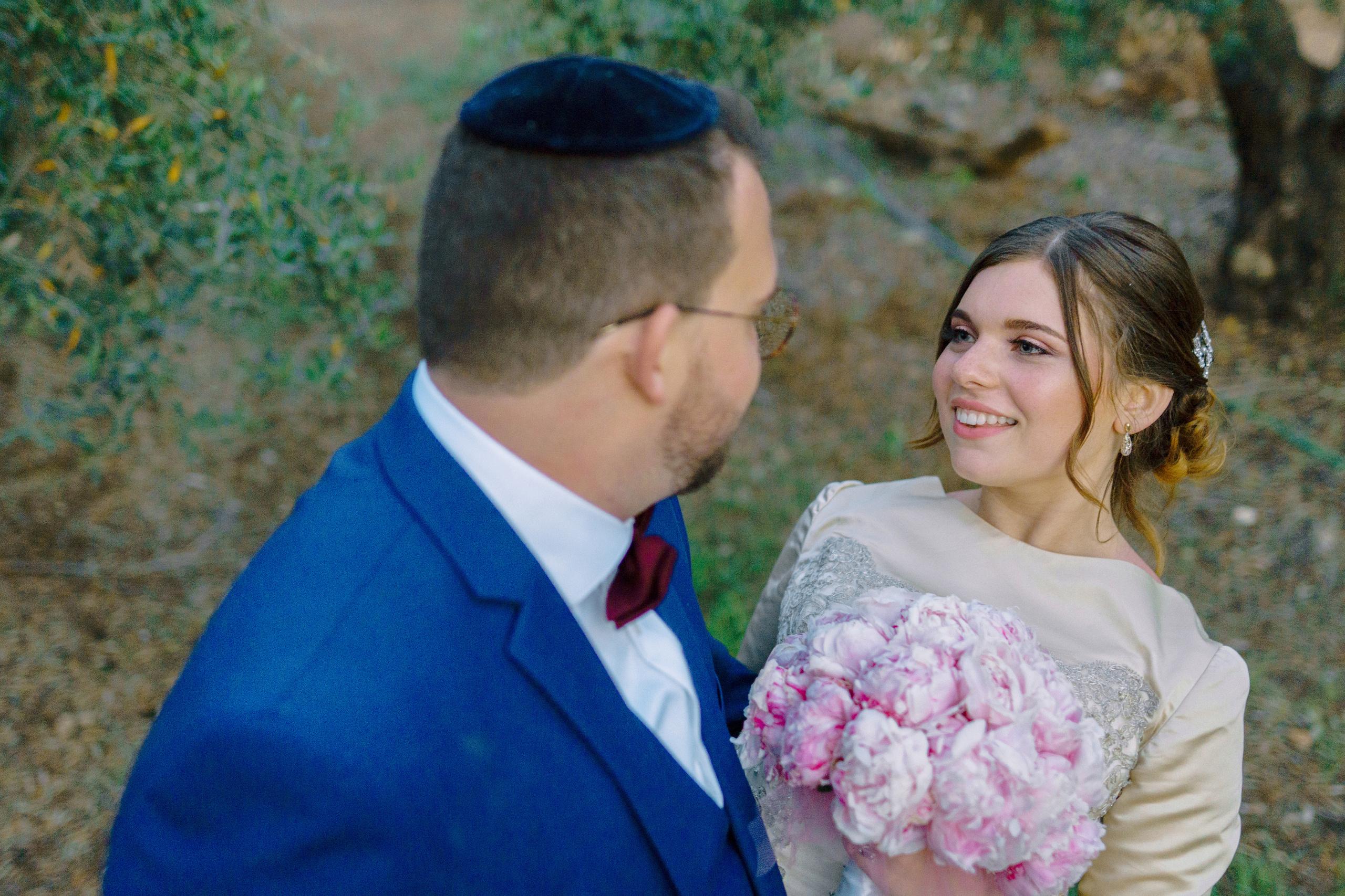 Religious wedding in Yad haShmona near Jerusalem, Itzik & Adel. Photographer in Portugal Polina Gotovaya