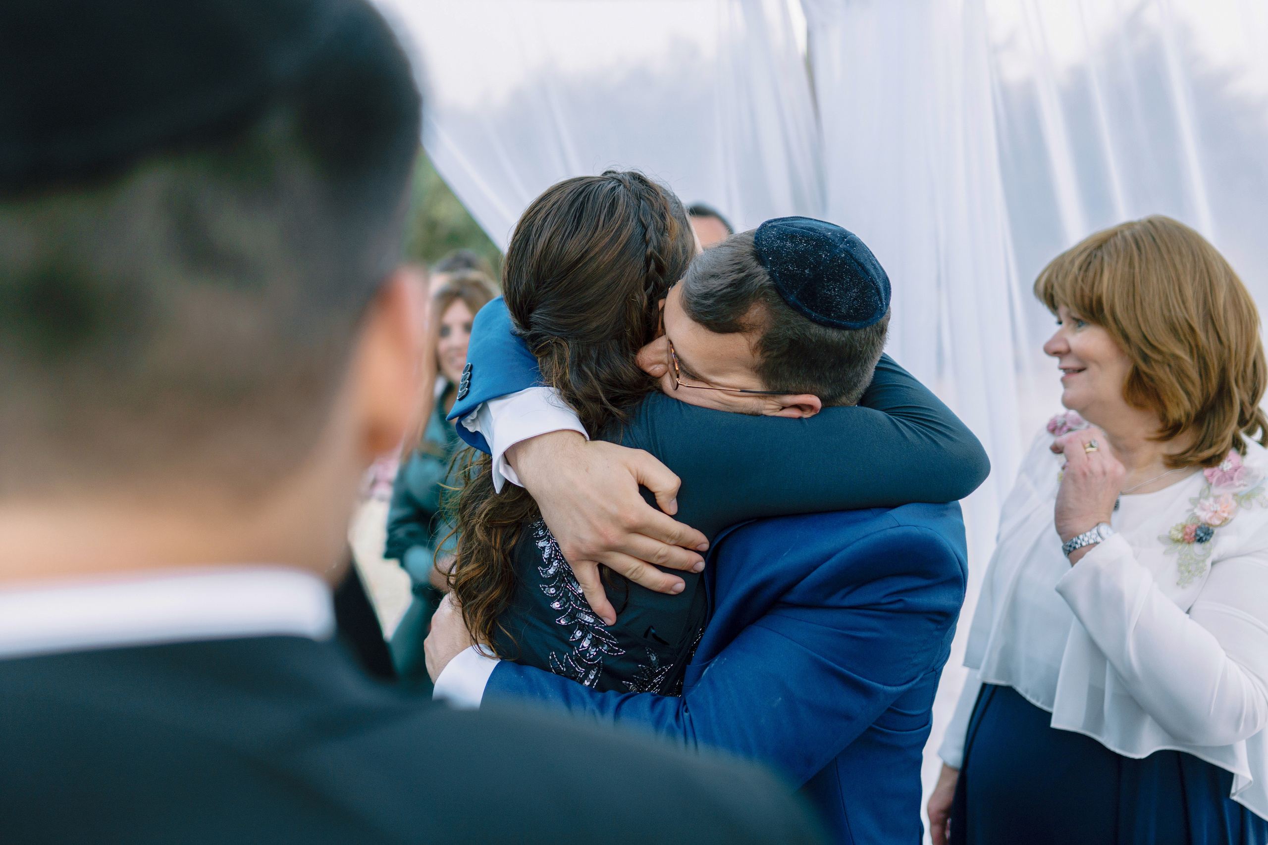 Religious wedding in Yad haShmona near Jerusalem, Itzik & Adel. Photographer in Portugal Polina Gotovaya