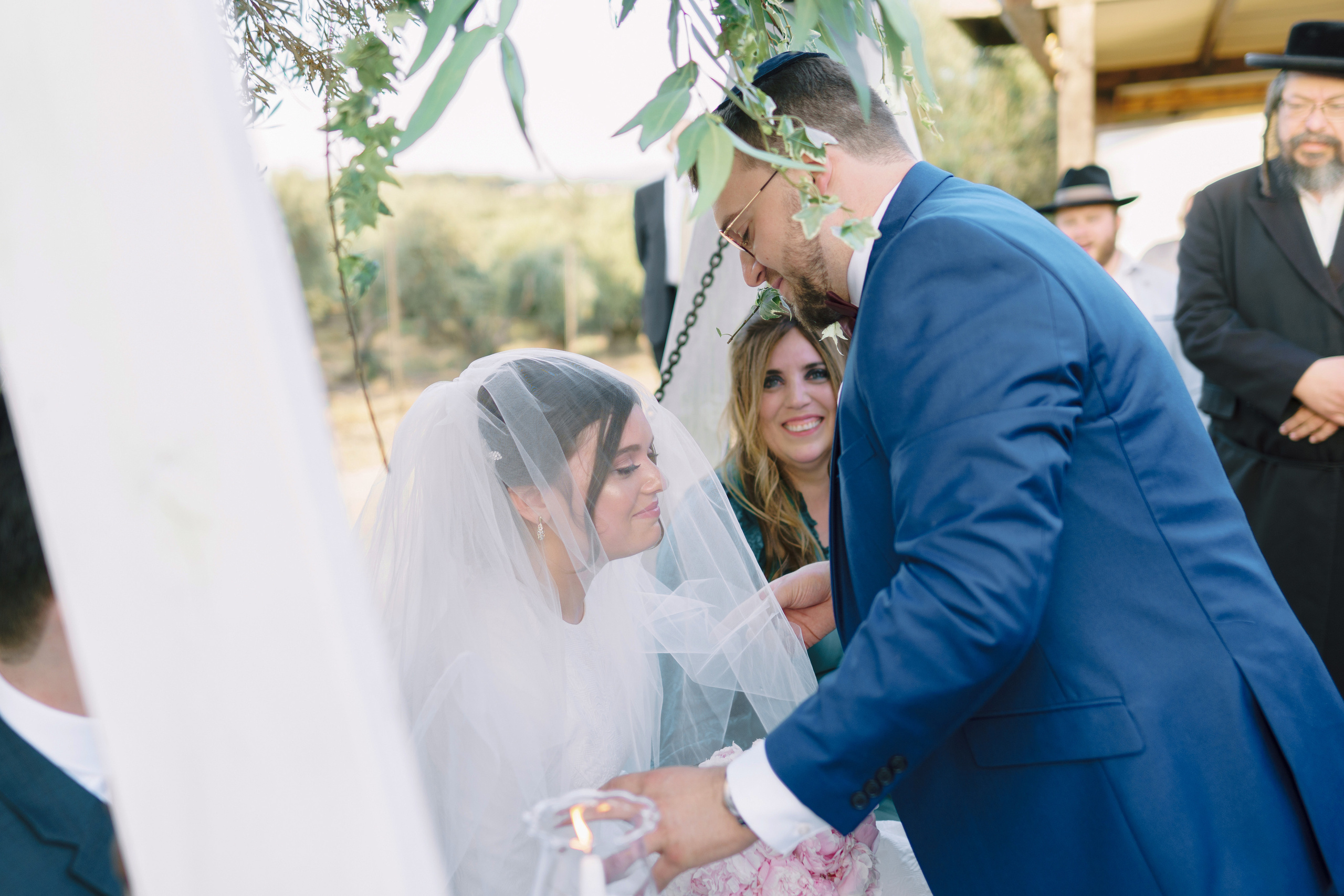 Religious wedding in Yad haShmona near Jerusalem, Itzik & Adel. Photographer in Portugal Polina Gotovaya
