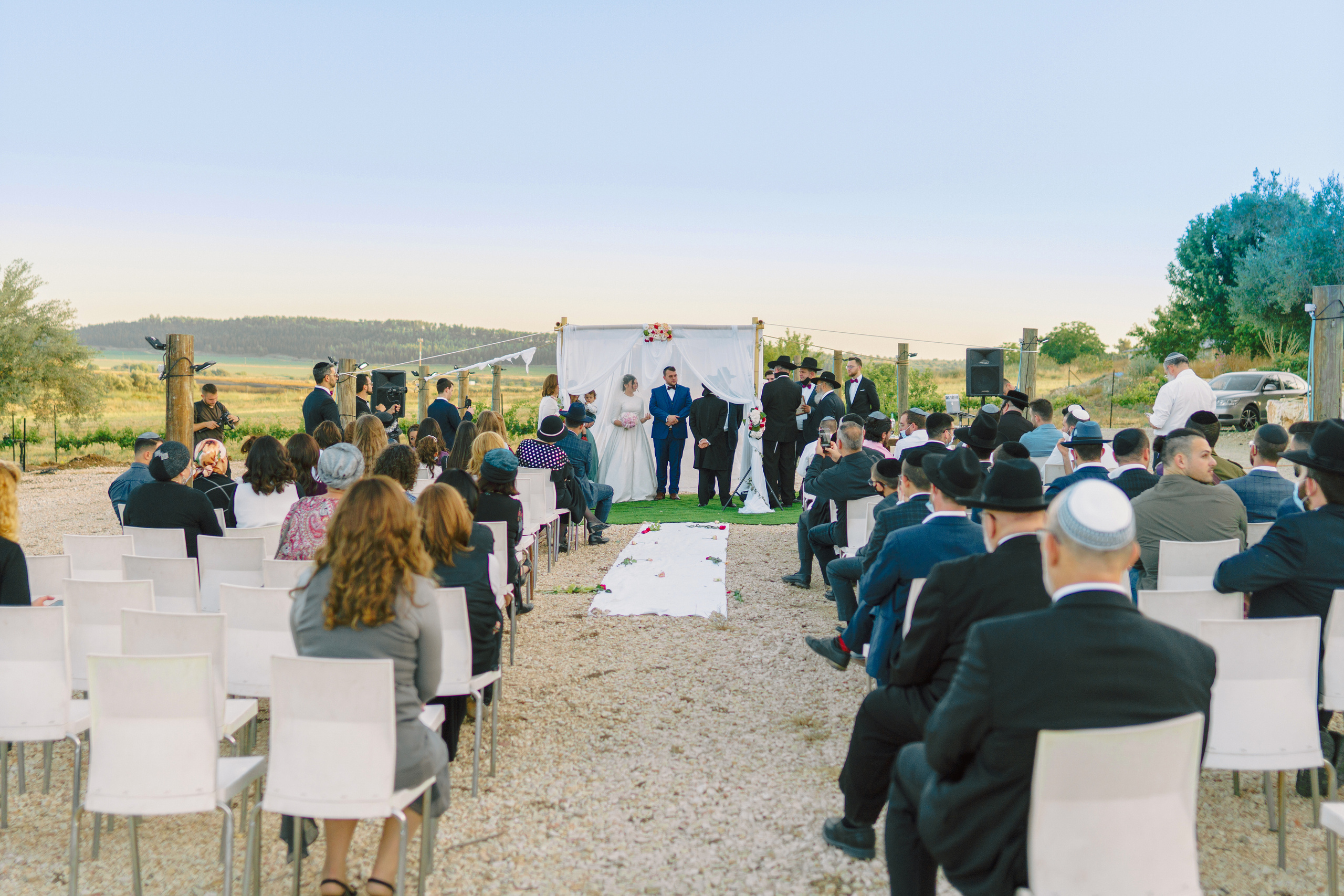 Religious wedding in Yad haShmona near Jerusalem, Itzik & Adel. Photographer in Portugal Polina Gotovaya