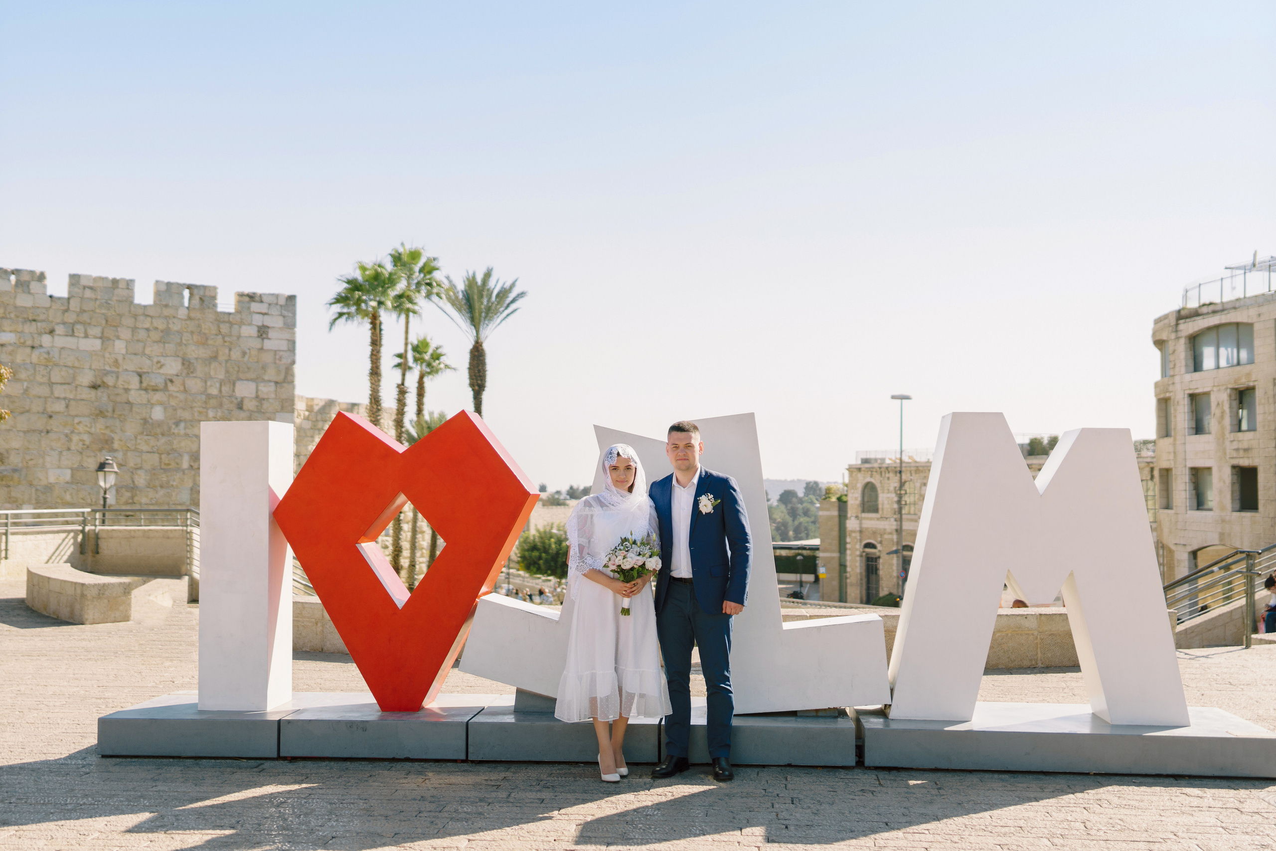 Церемония венчания и прогулка в Иерусалиме, Ростислав и Анна. Фотограф в Португалии Полина Готовая
