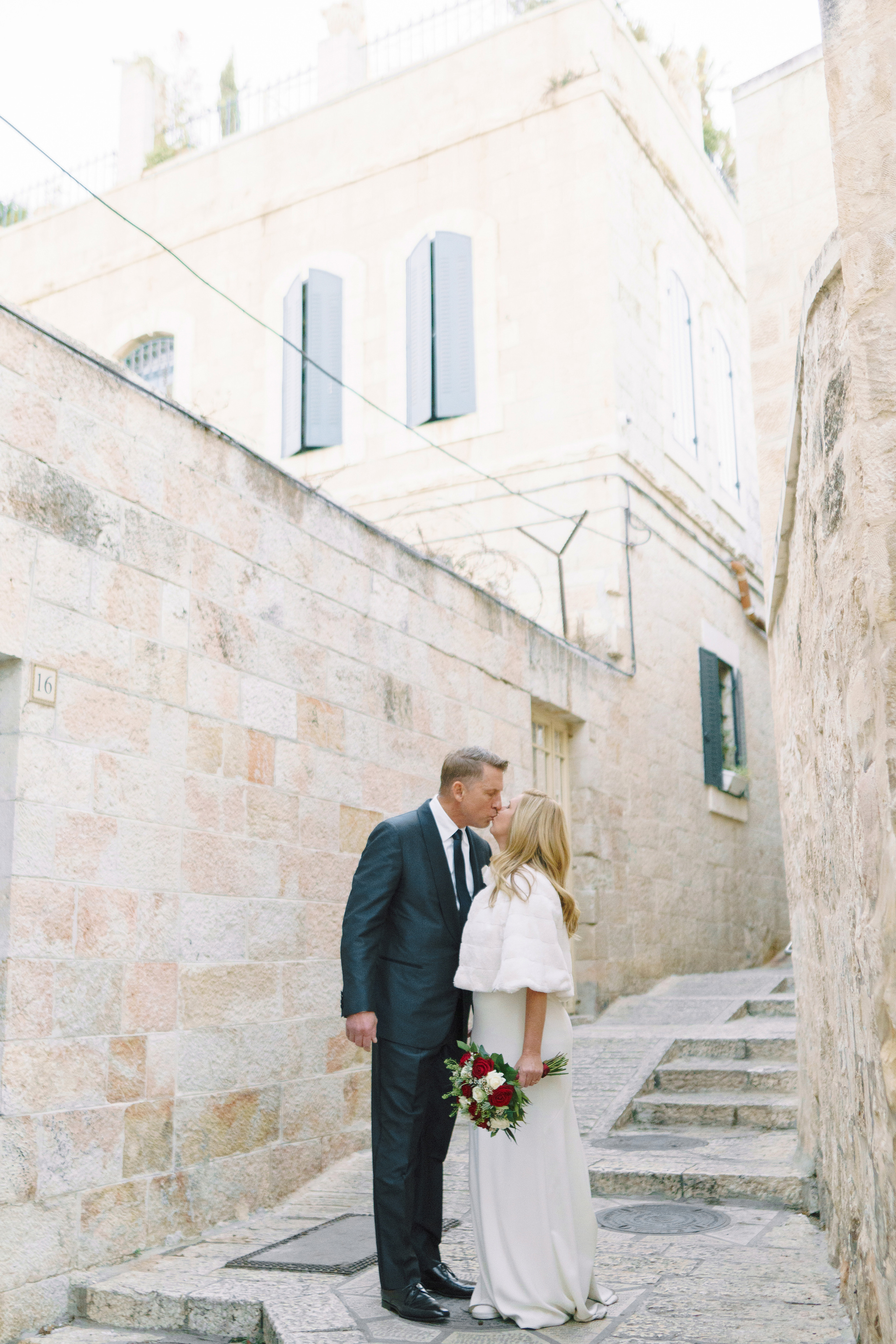 Wedding ceremony in Jerusalem, Randal & Tracy. Photographer in Portugal Polina Gotovaya