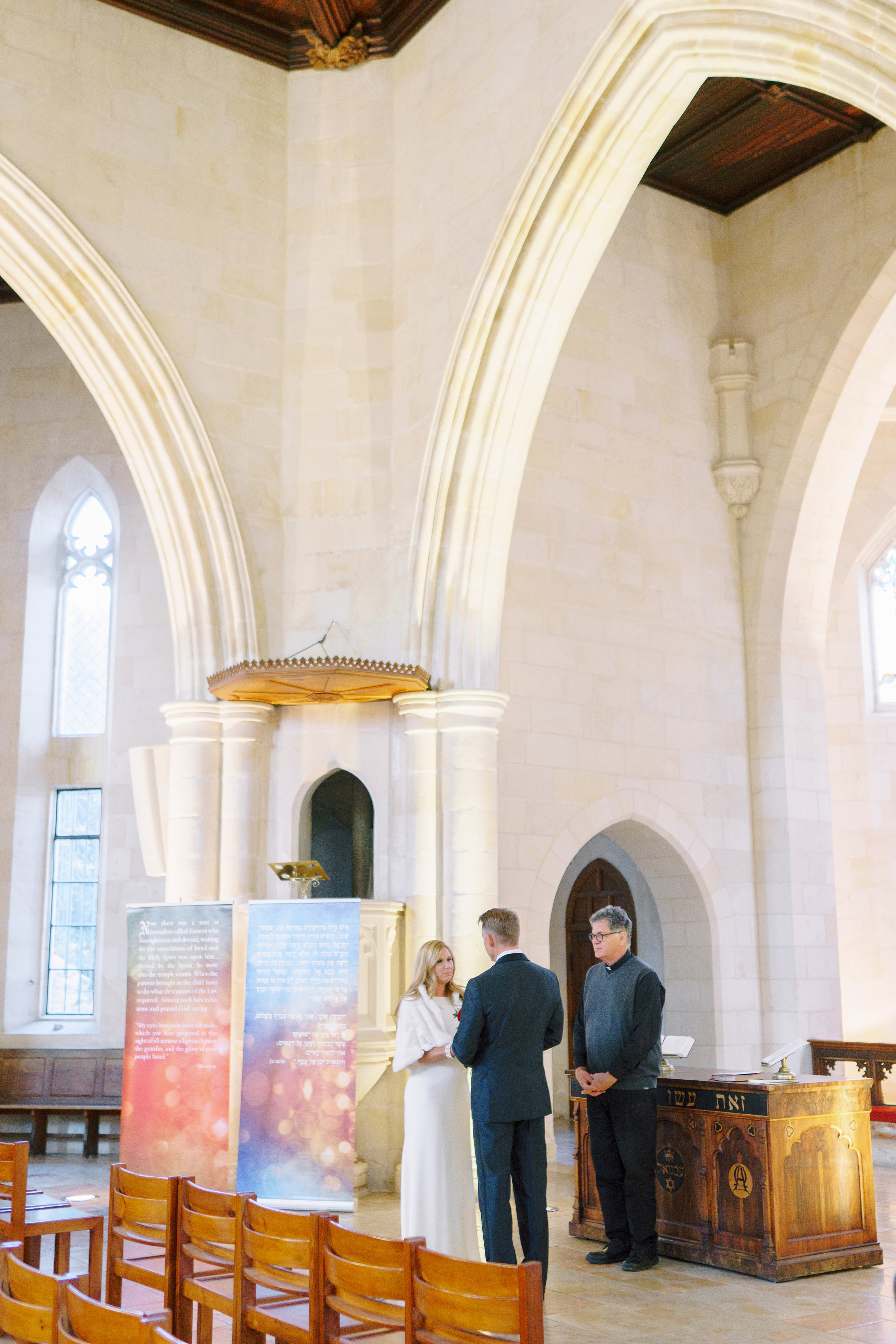 Wedding ceremony in Jerusalem, Randal & Tracy. Photographer in Portugal Polina Gotovaya