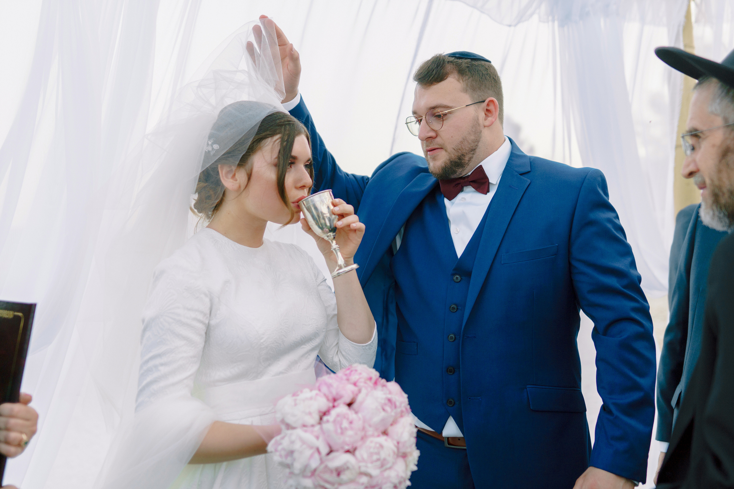 Religious wedding in Yad haShmona near Jerusalem, Itzik & Adel. Photographer in Portugal Polina Gotovaya