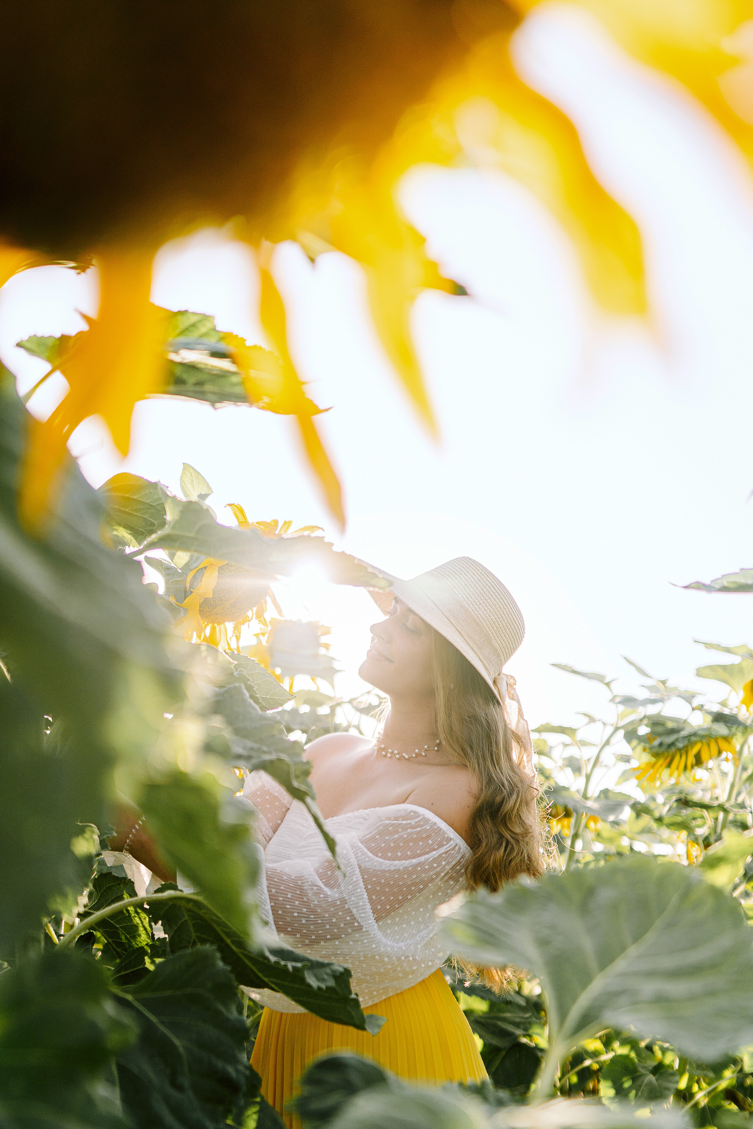 Семейная съемка в поле подсолнухов. Фотограф в Португалии Полина Готовая