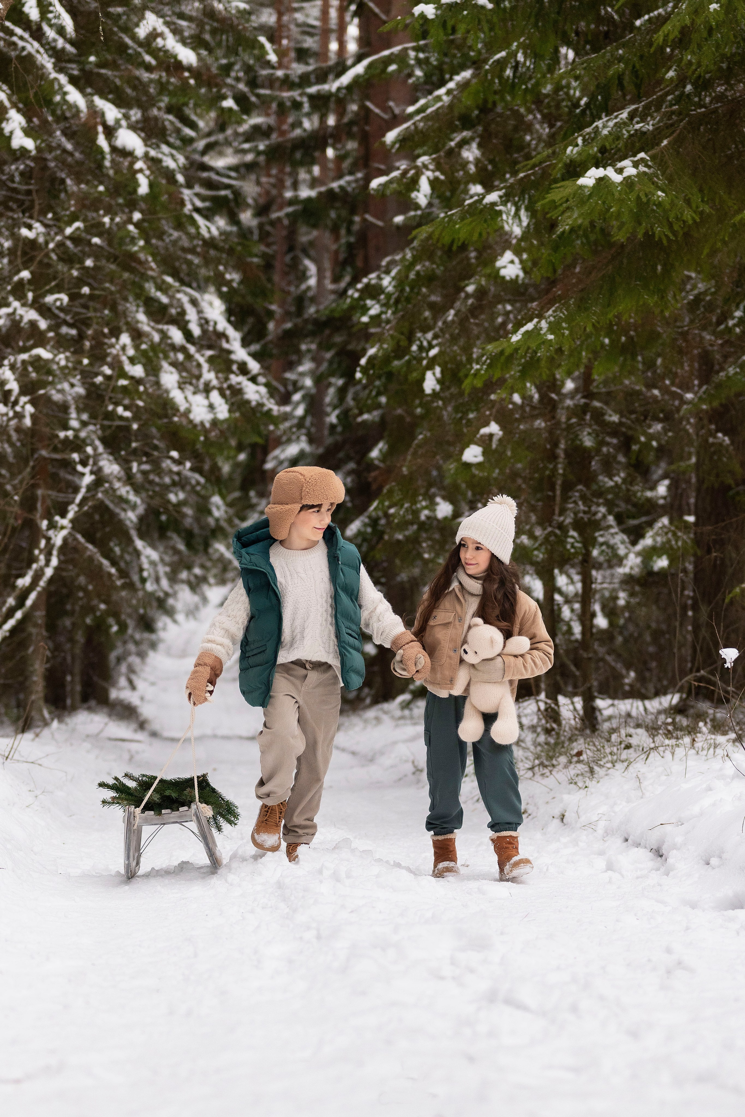 София, Микаэль. Зимняя сказка 2. Анна Григьян — фотограф ретушёр в Даугавпилсе (Латвия)