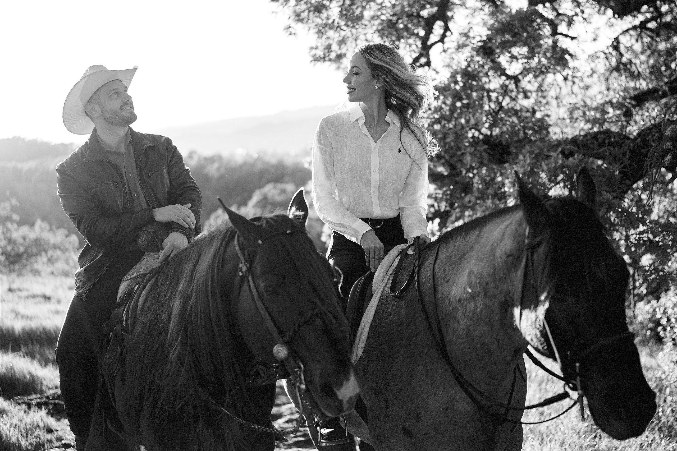 Engagement with Horses, Napa, Northern California. Wedding Photography & Videography Team in California, Los Angeles, San Francisco, San Diego and Travel
