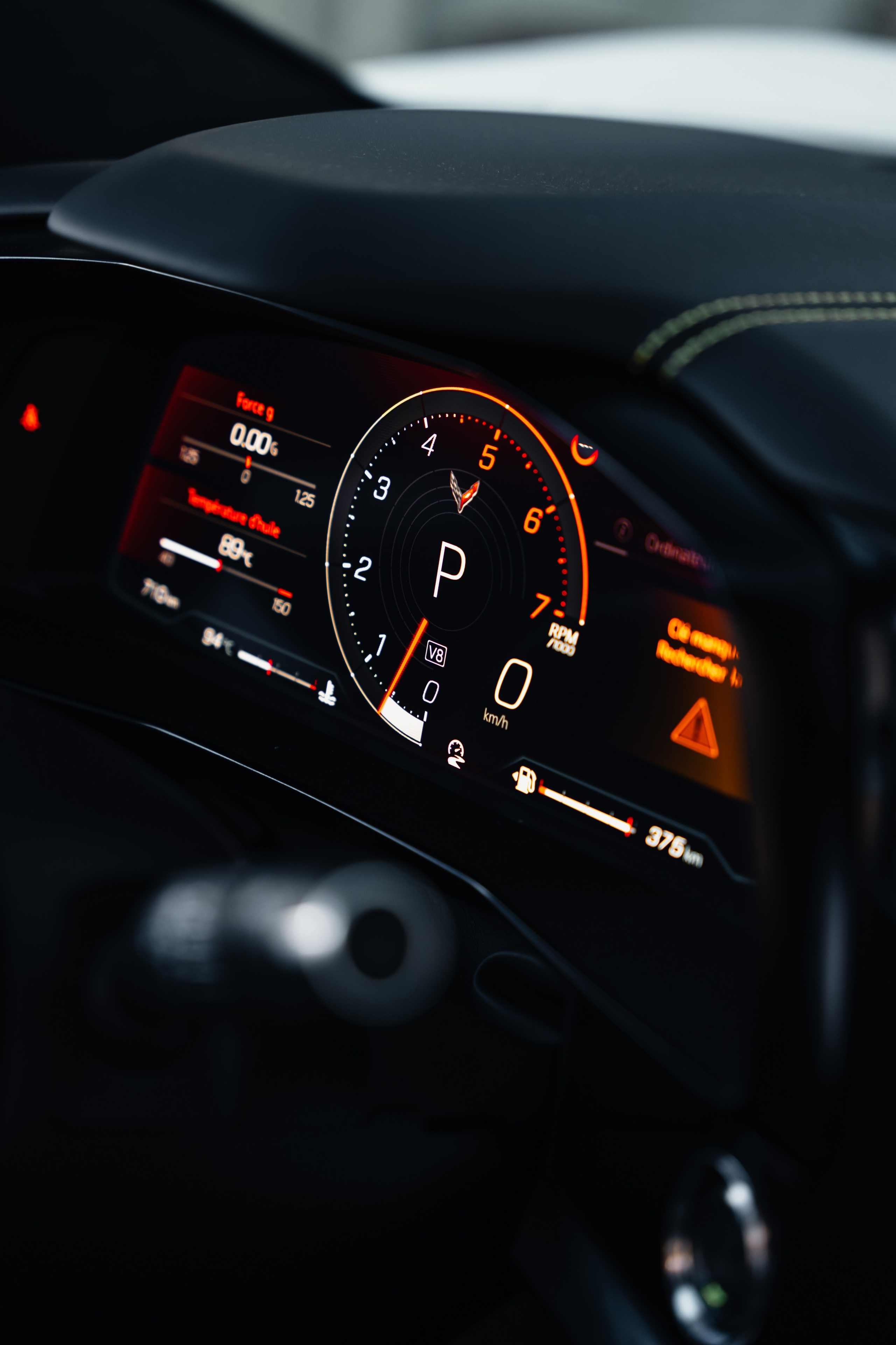 Chevrolet Corvette C8. Photographe de voitures à Paris — Vitalii Motruk