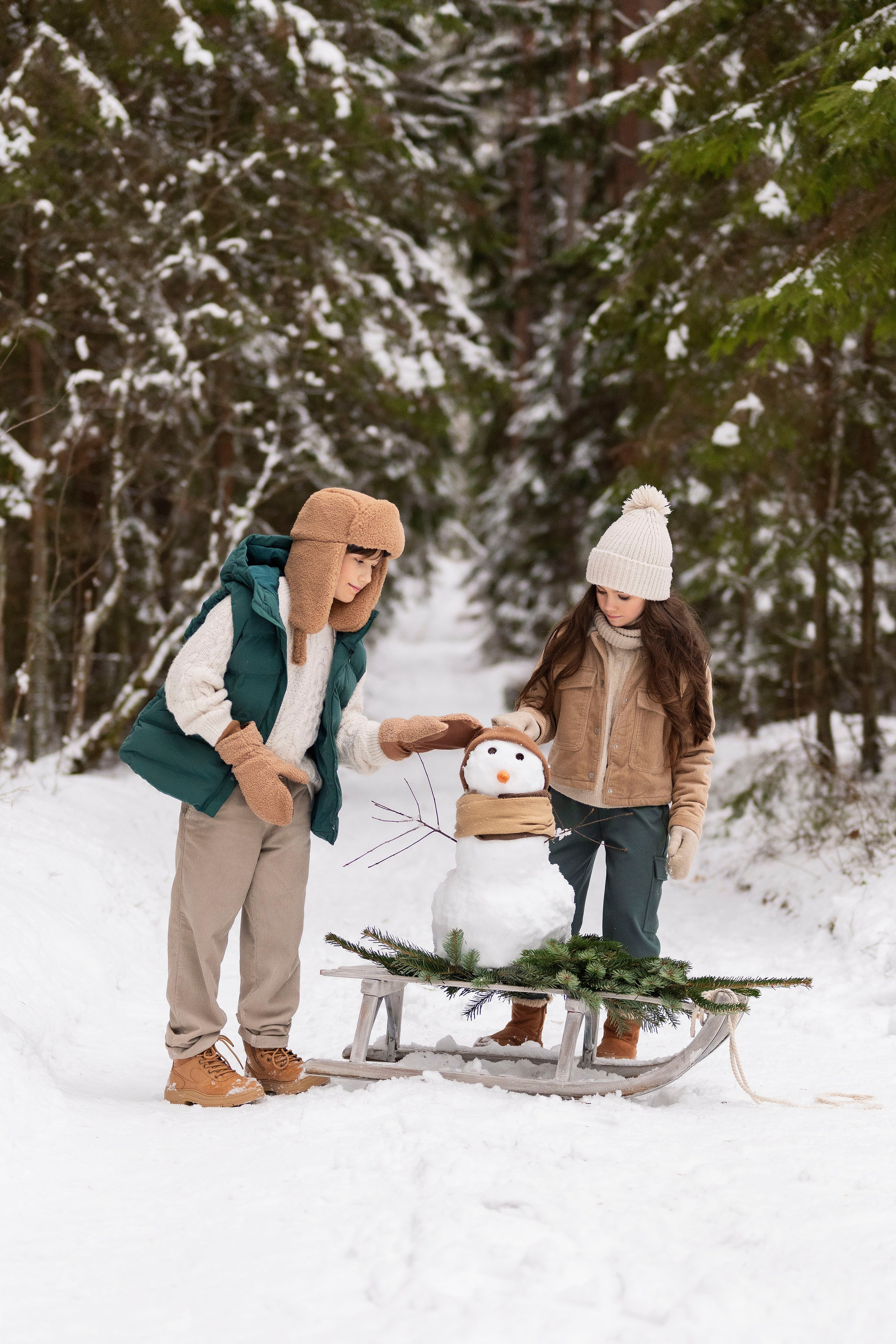 София, Микаэль. Зимняя сказка 2. Анна Григьян — фотограф ретушёр в Даугавпилсе (Латвия)