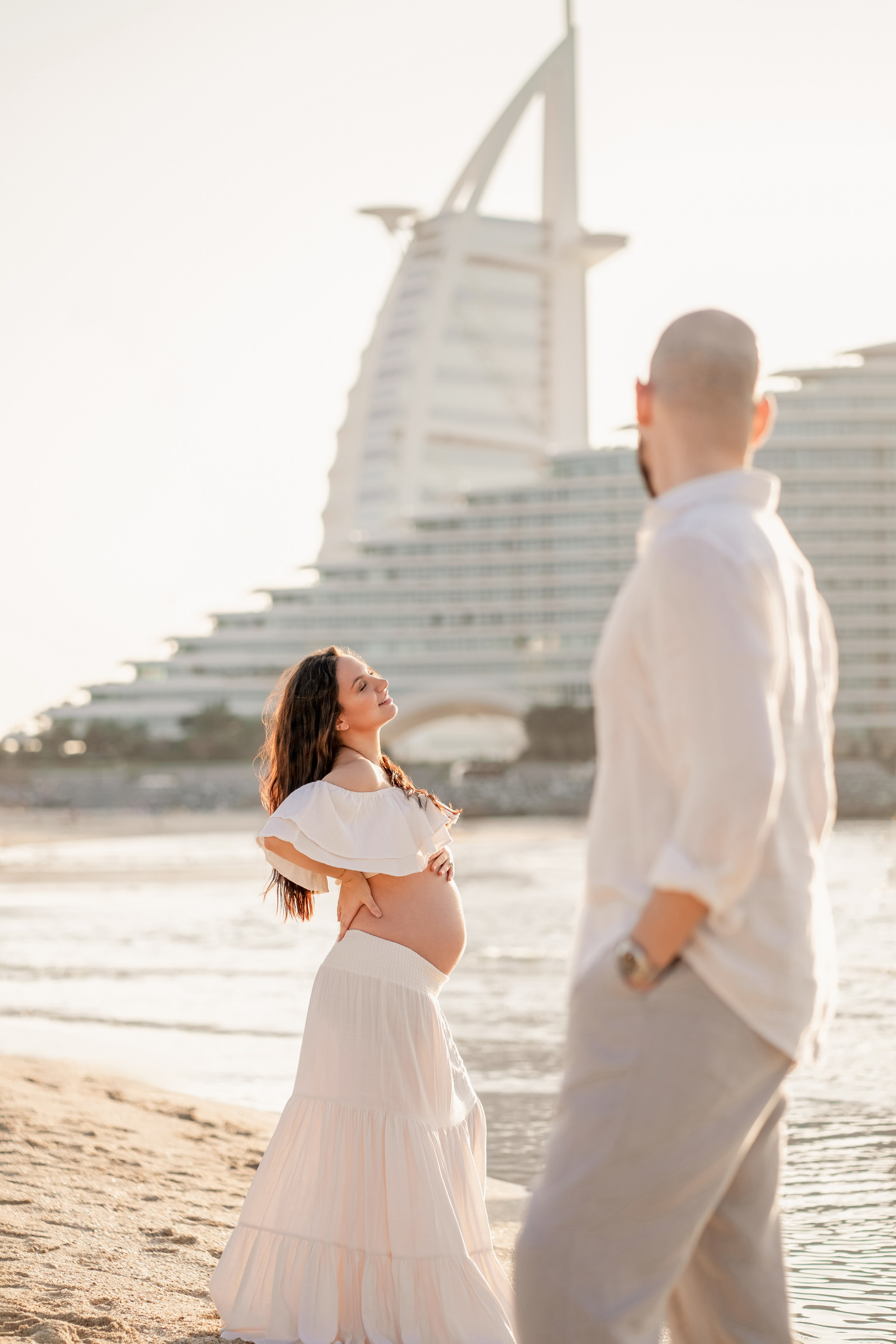 Sunset by the Burj Al Arab. Angela Iakovleva — Family Photographer in Dubai