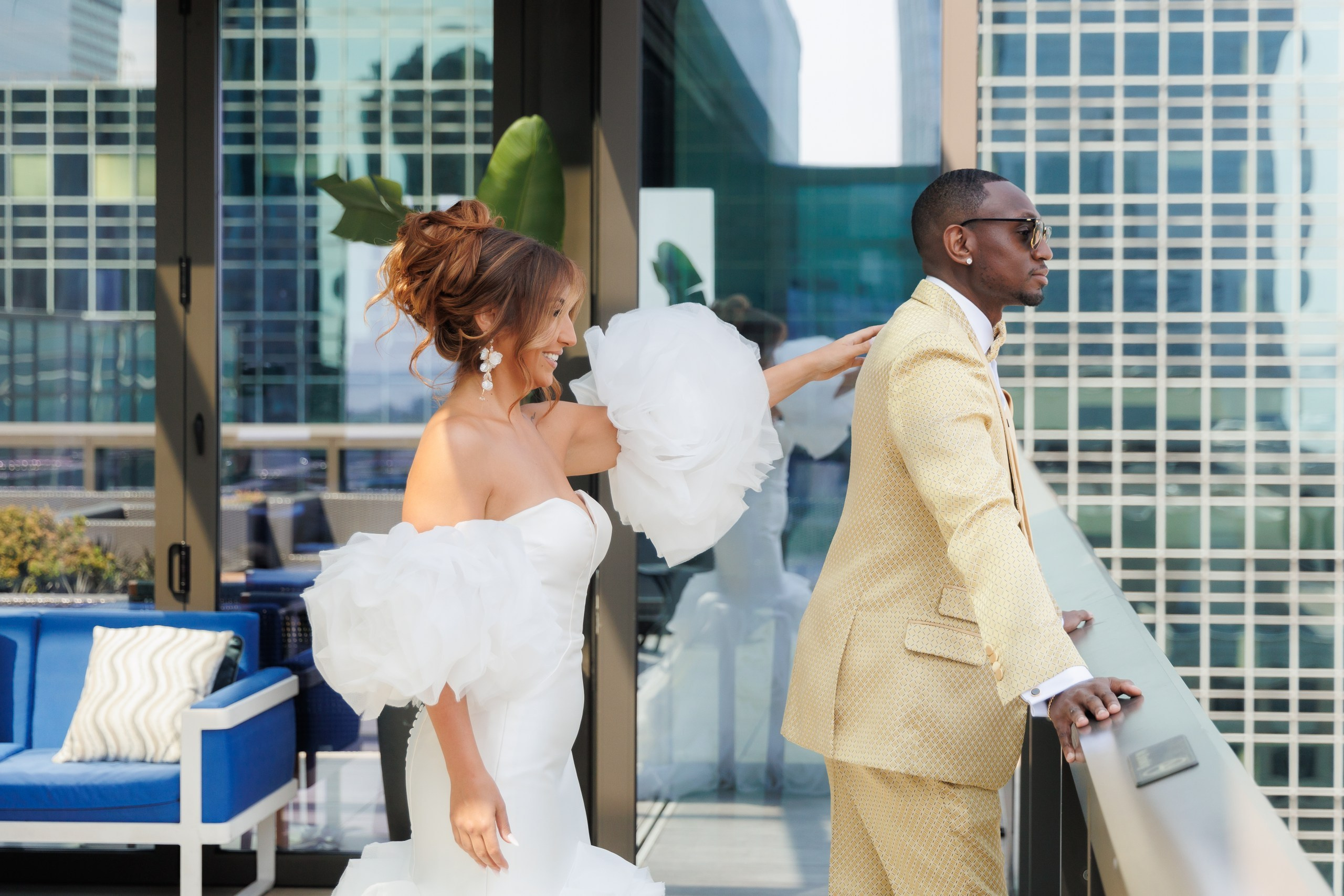Briana & Kefim, Maritime Pars, Jersey City, NJ. Luxury Wedding Photography and Cinematography