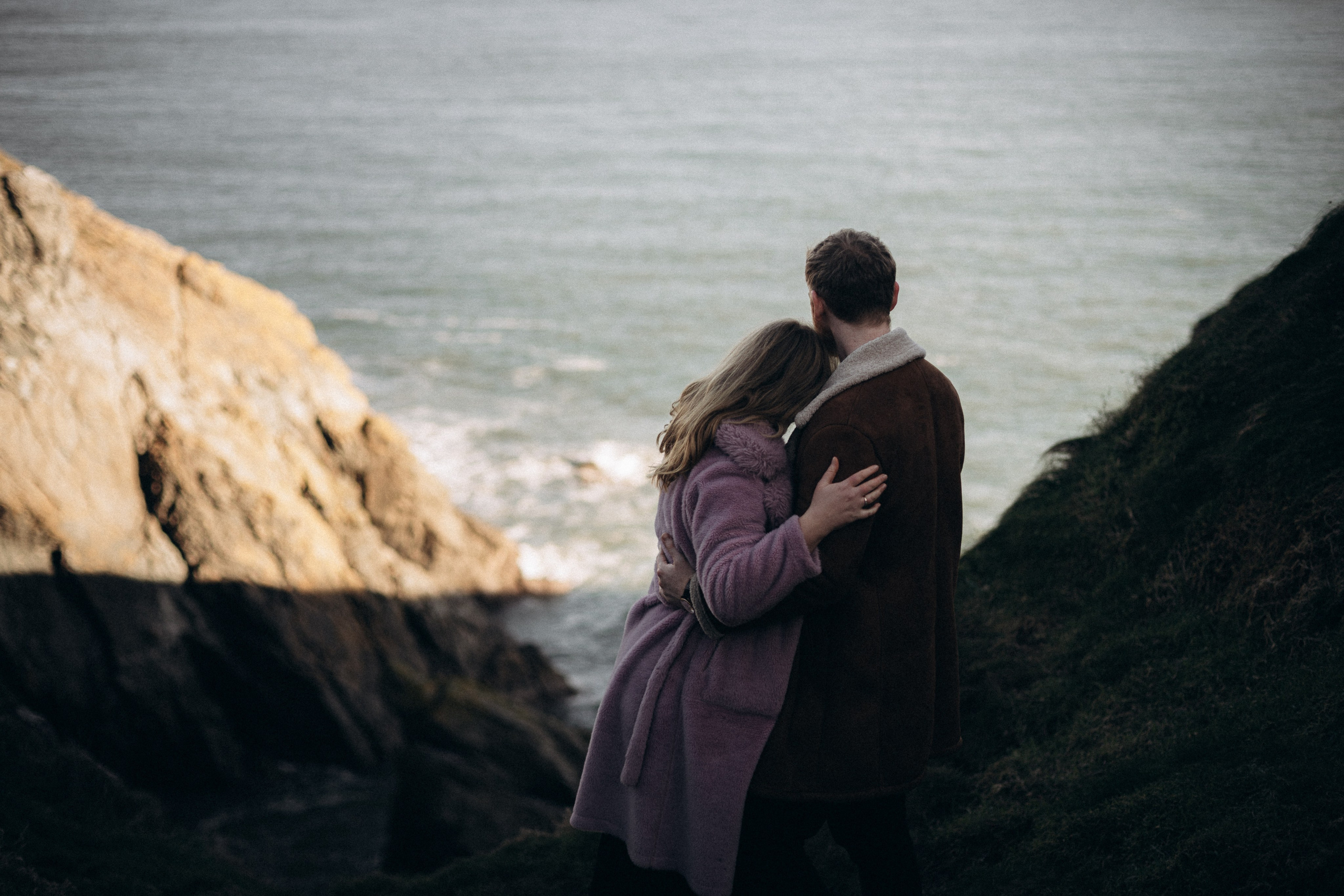 Howth cliff photoshoot. Wedding & Family photographer in County Donegal and Dublin, Ireland