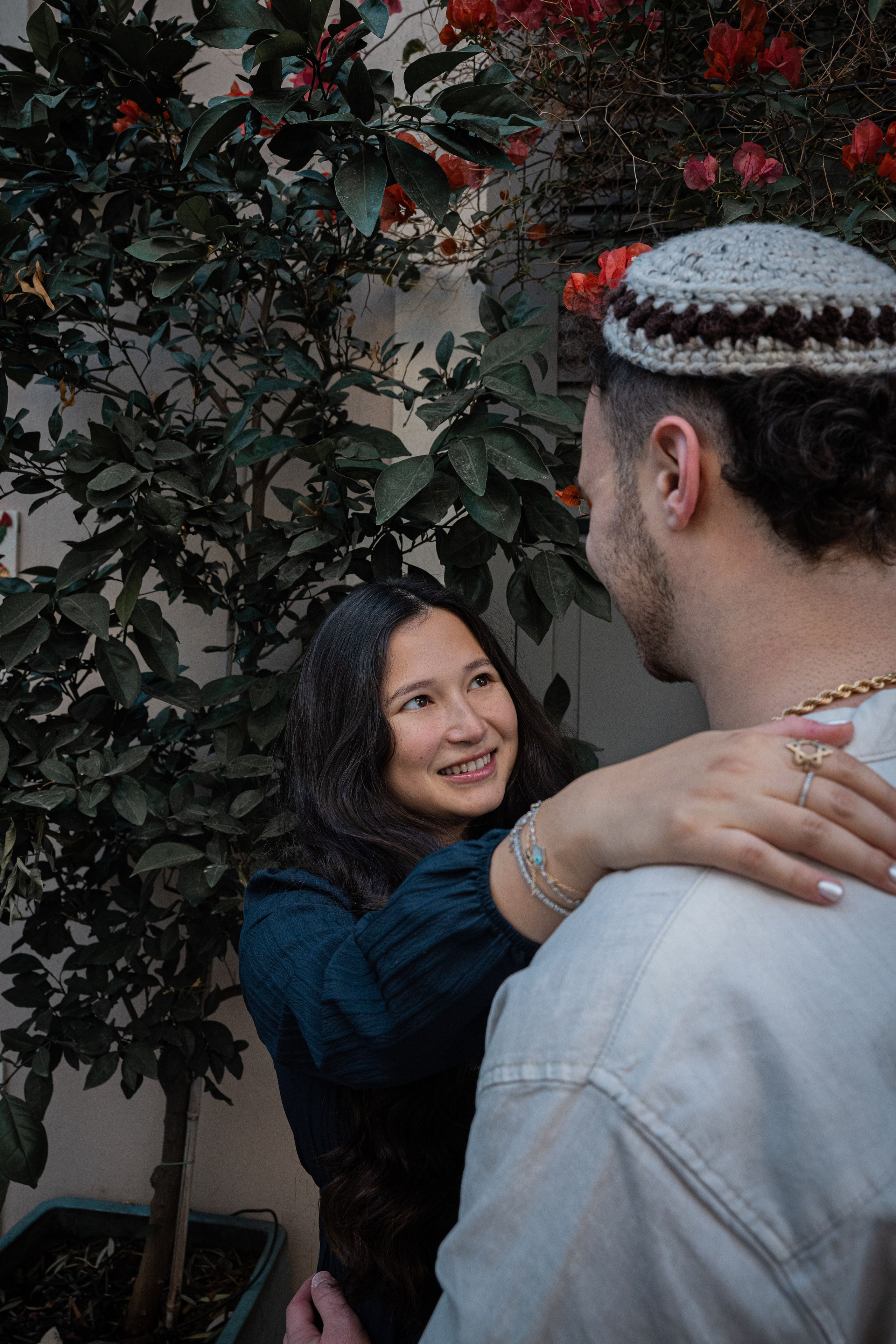 Naomi & Surli, Neve Tzedek, December 2025. Divign By Tehilah — Meaningful Graphic Design & Photography