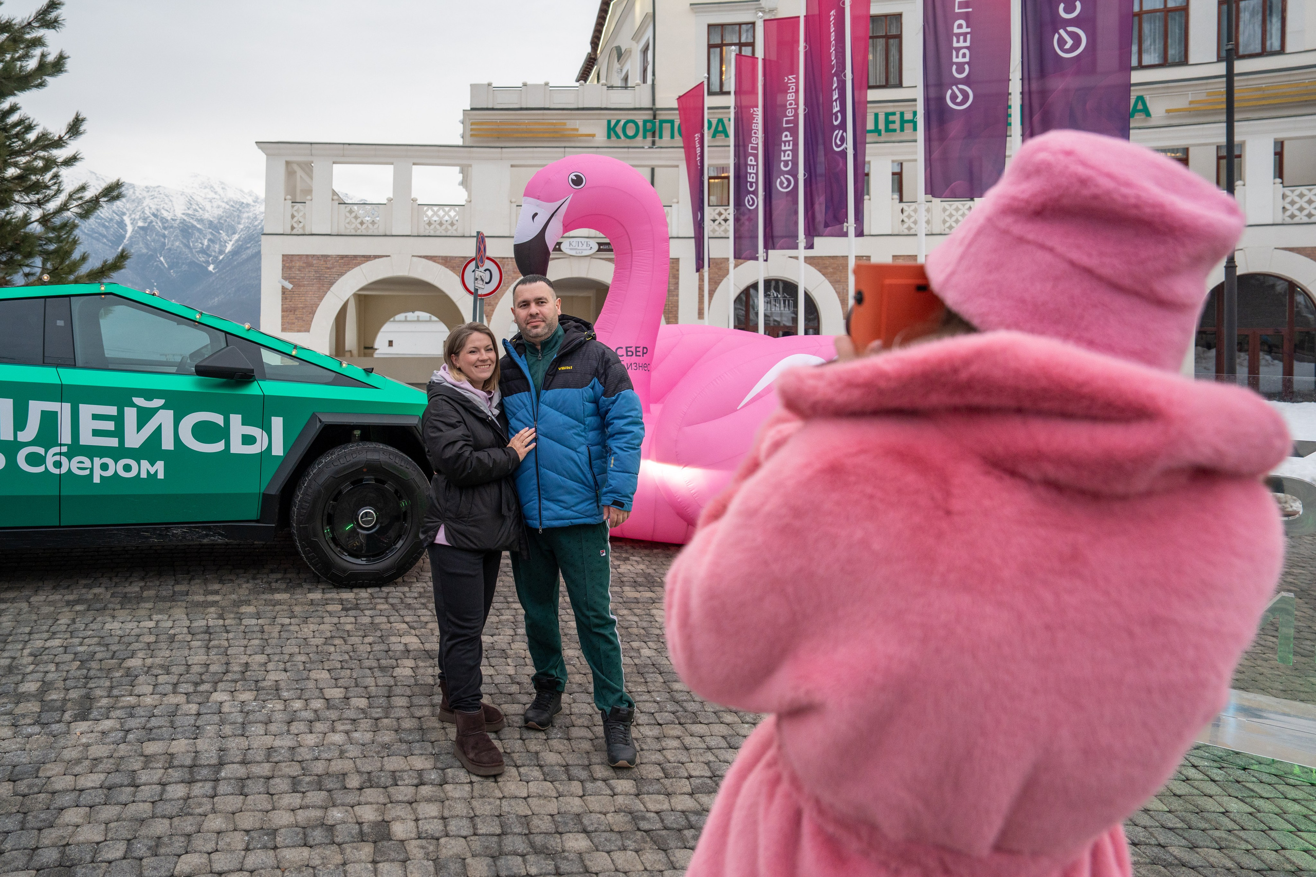 Сбер-маркетинг в Сочи и Красной Поляне. Репортажный фотограф в Красной Поляне и Сочи Павлюченко Екатерина