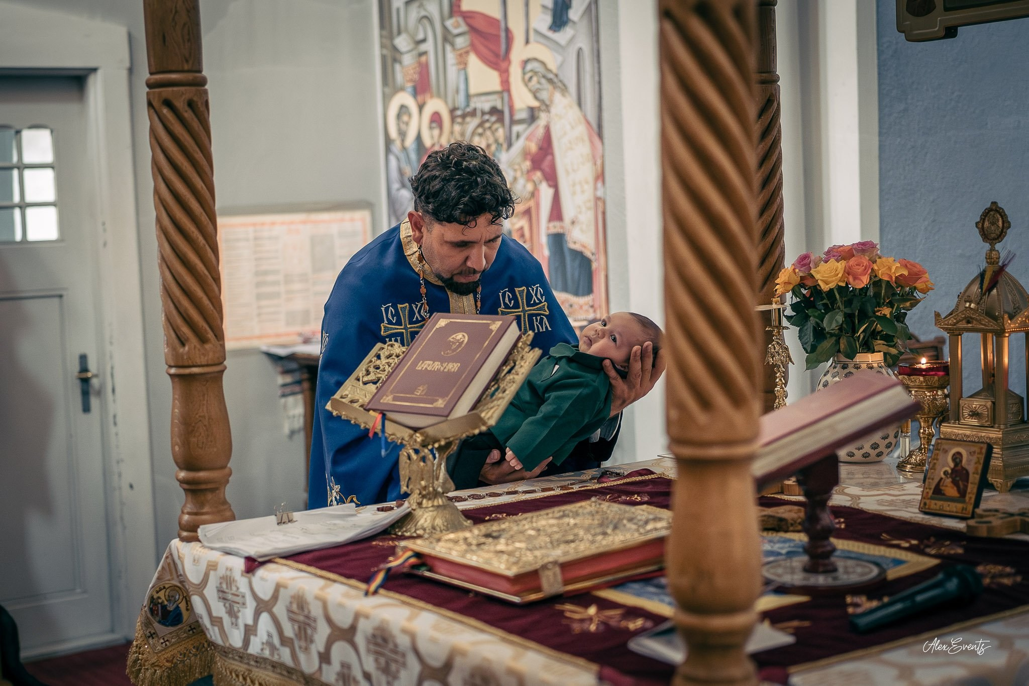 Fotograf Botez Vejle | Biserica Românească | AlexEvents