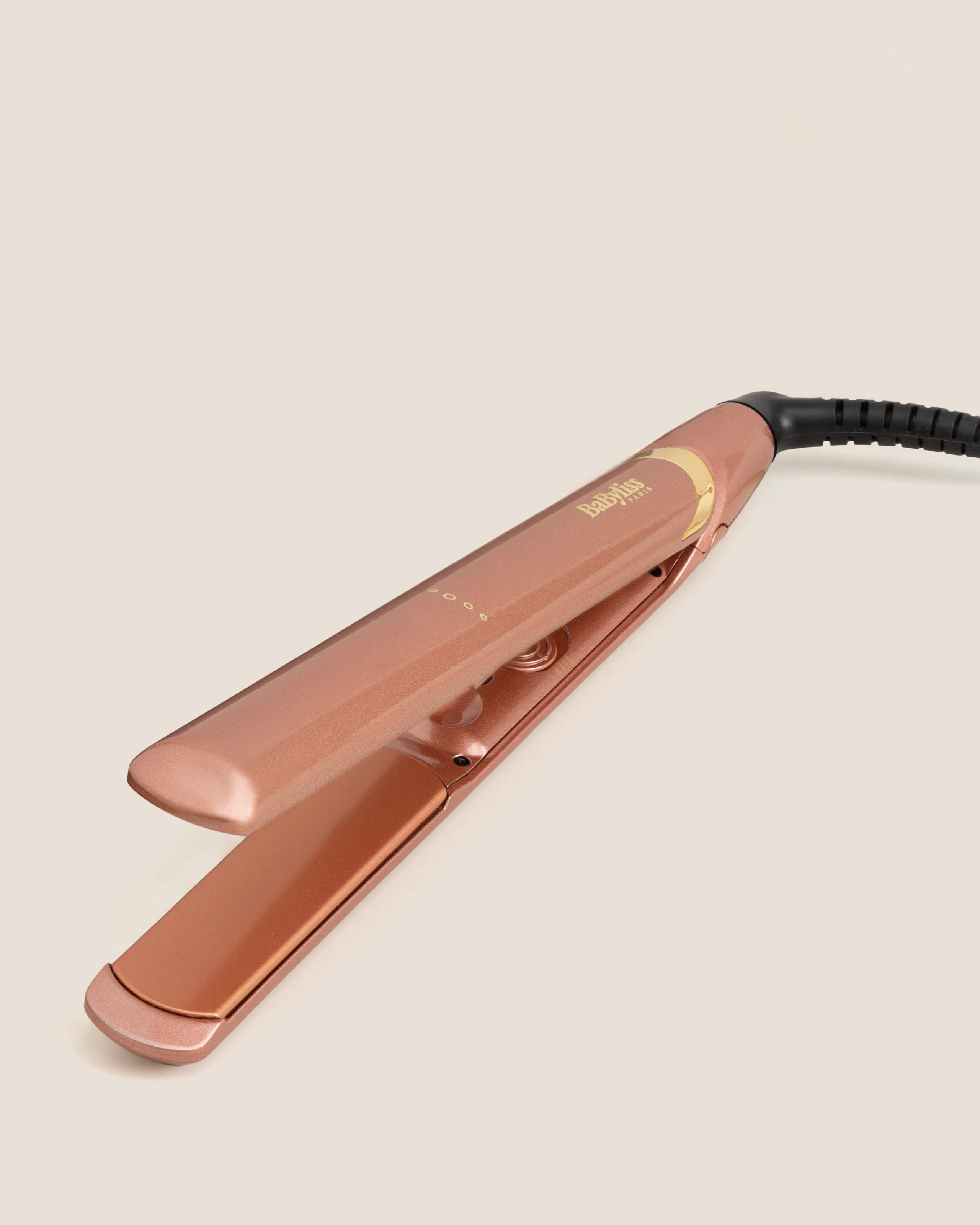 Minimalistischer Shot eines Haarglätters