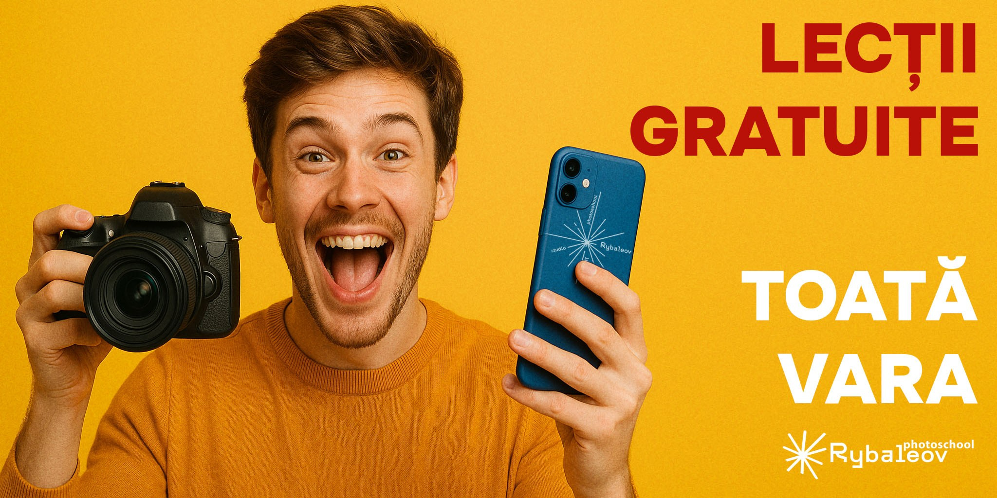Lecții gratuite / Бесплатные уроки. Школа Фотографии Романа Рыбалёва. Город Кишинёв, Молдова