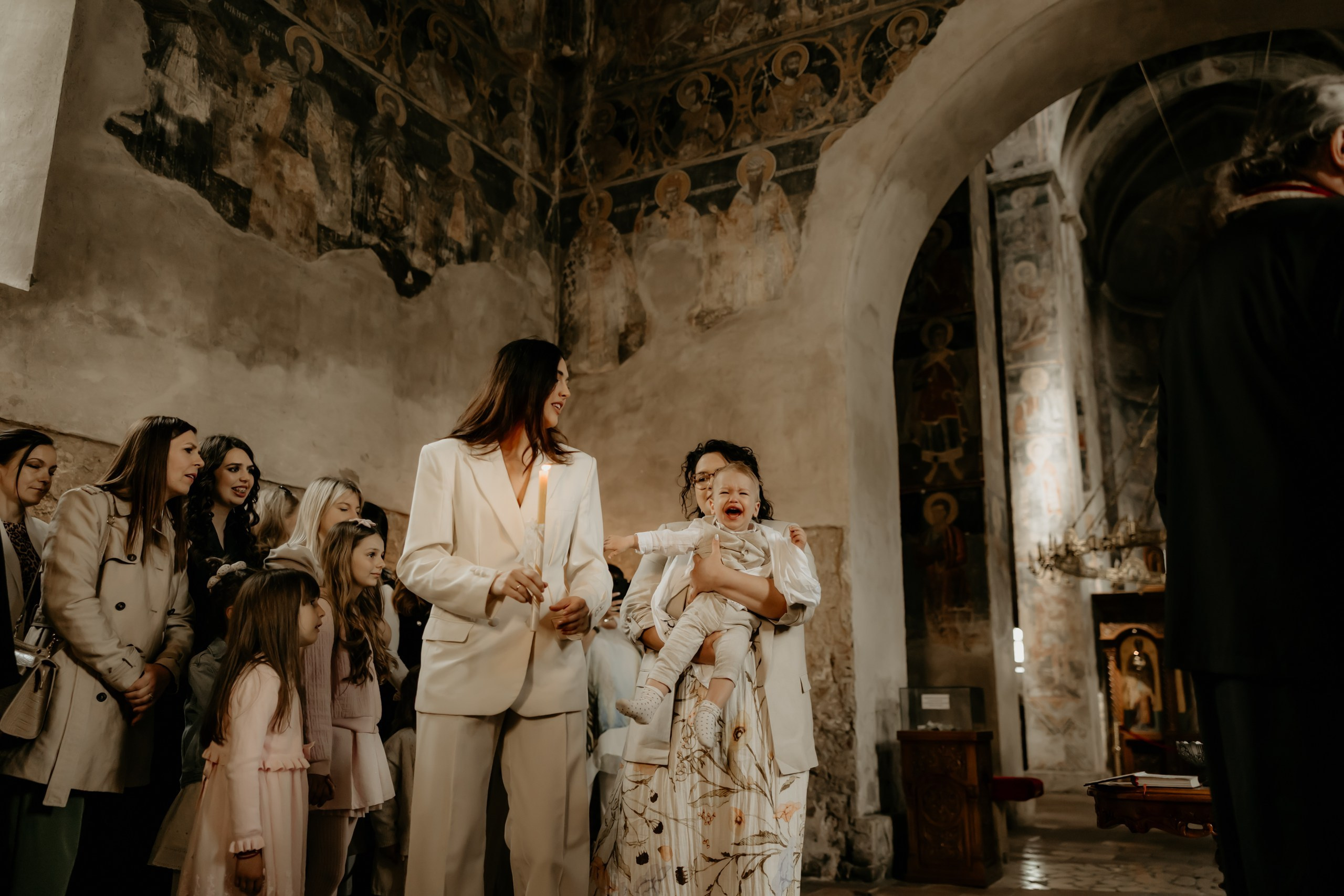 Uroševo krštenje. Family and children photographer in Belgrade Milja Ciric