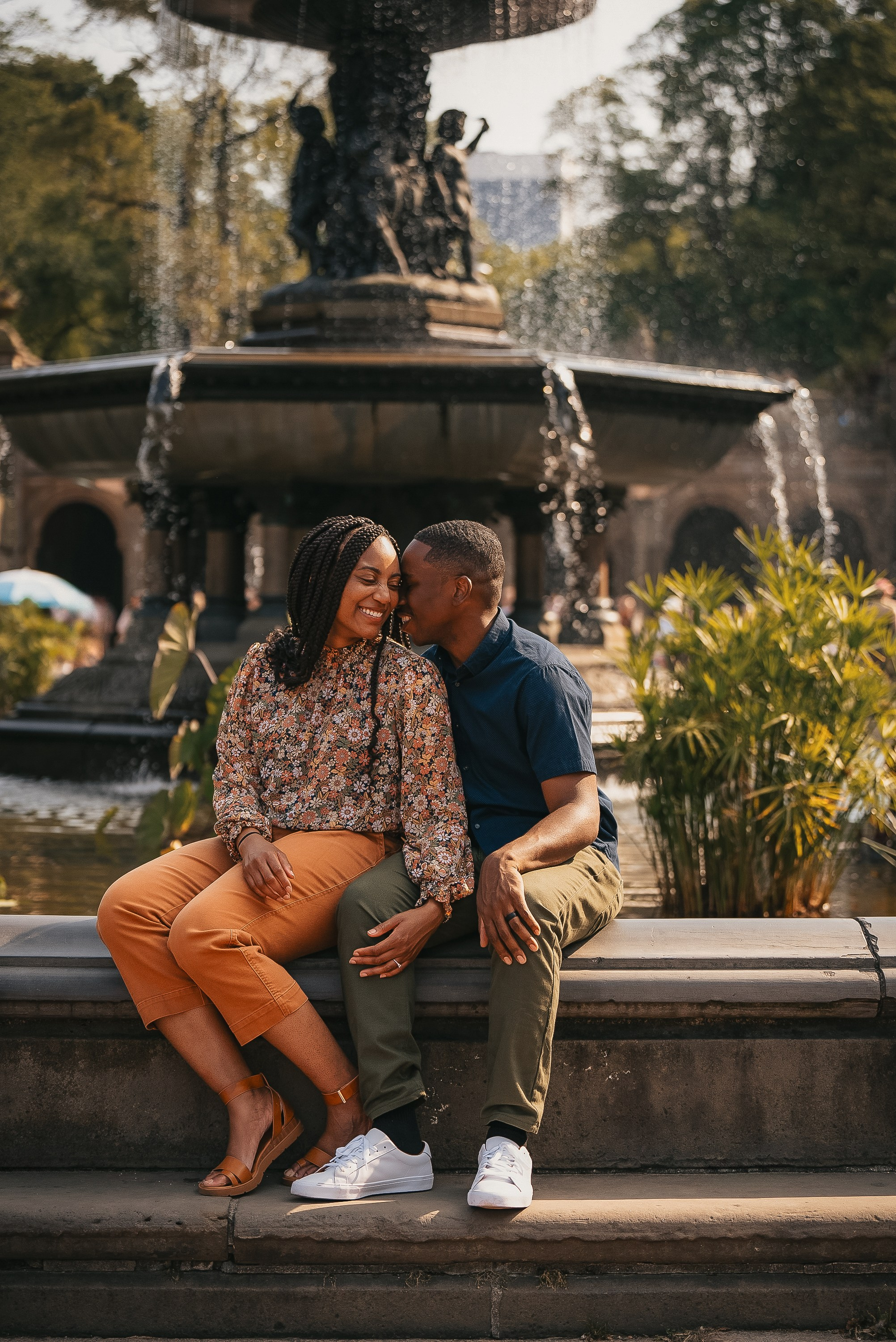 Photoshoot before wedding. Portrait and wedding photographer in New York