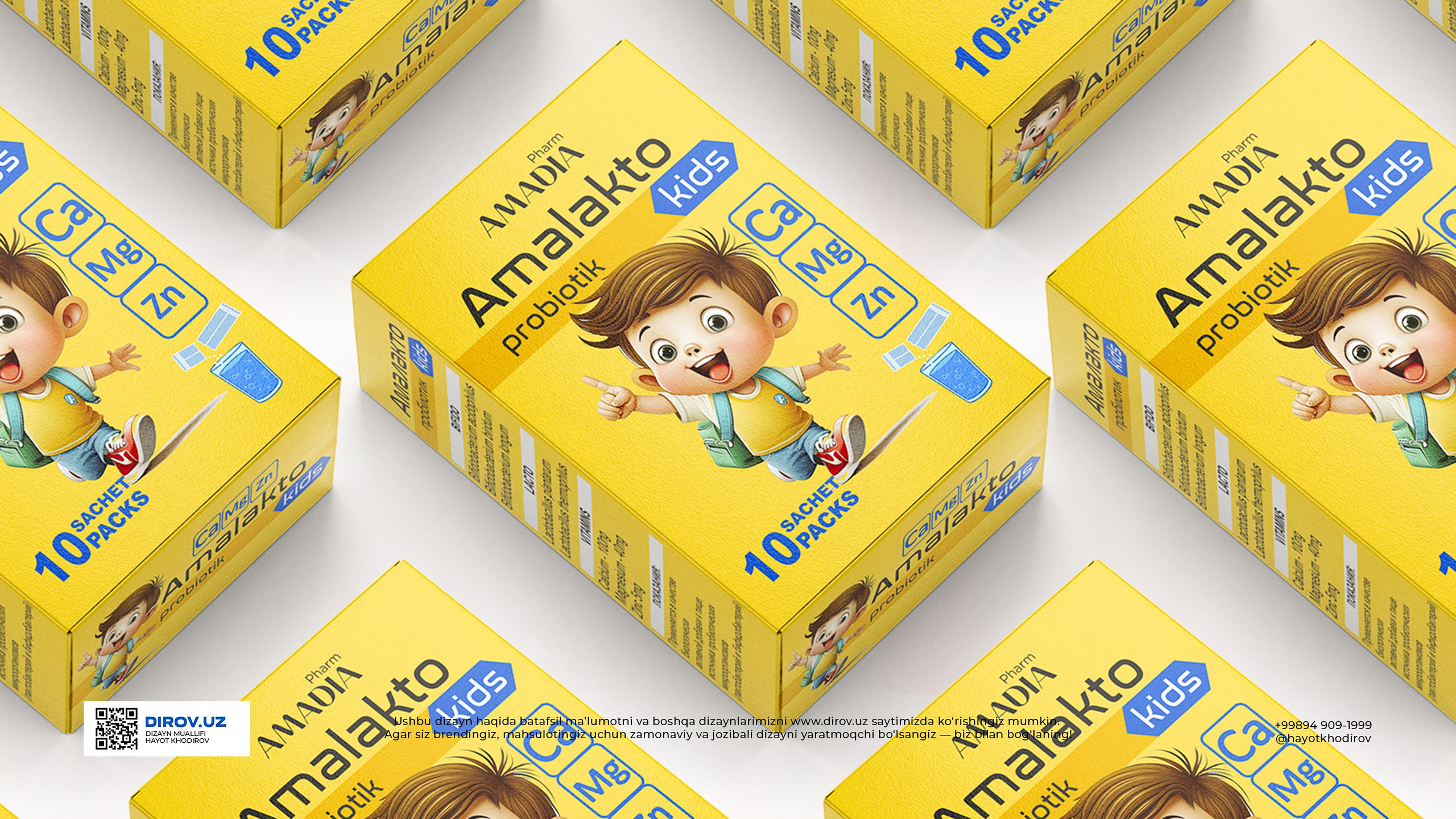 Amalakto Kids - Qadoq dizayni. Dirov — Hayot Khodirov