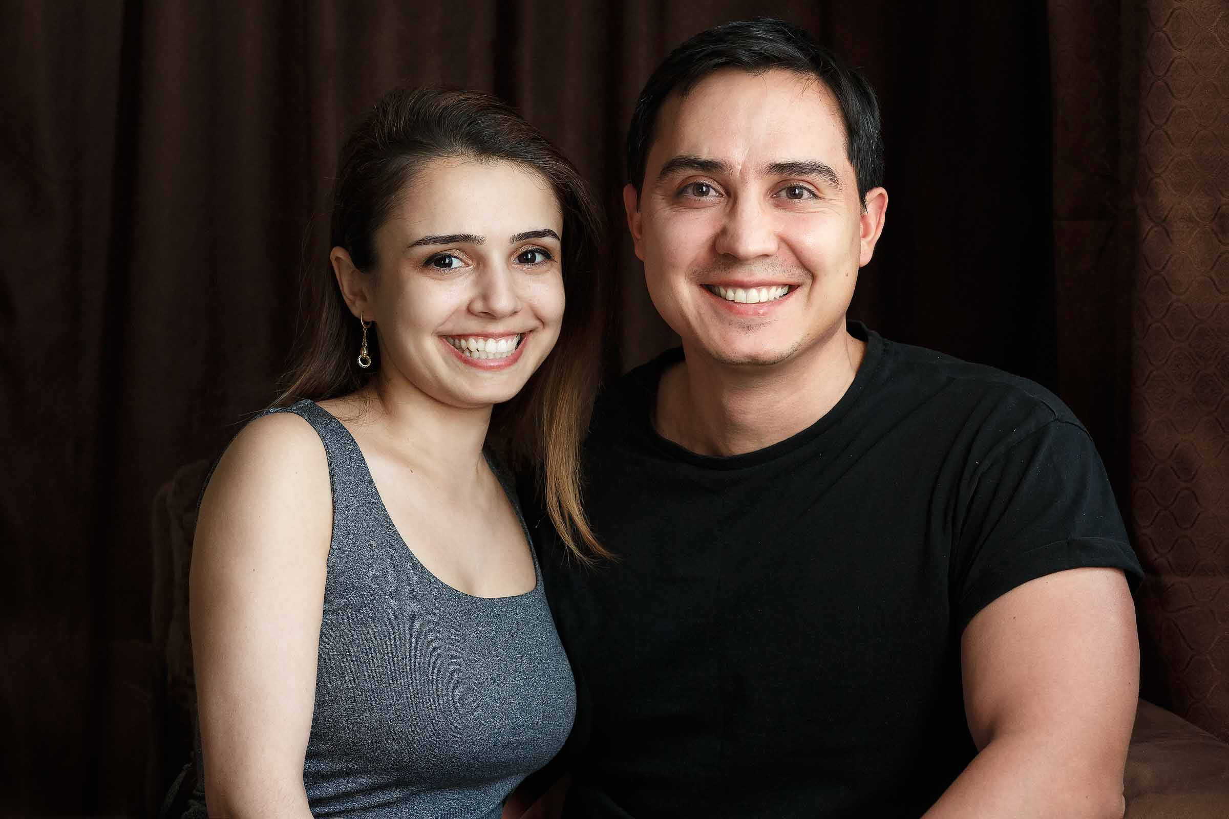 Влюбленная пара для сьемок