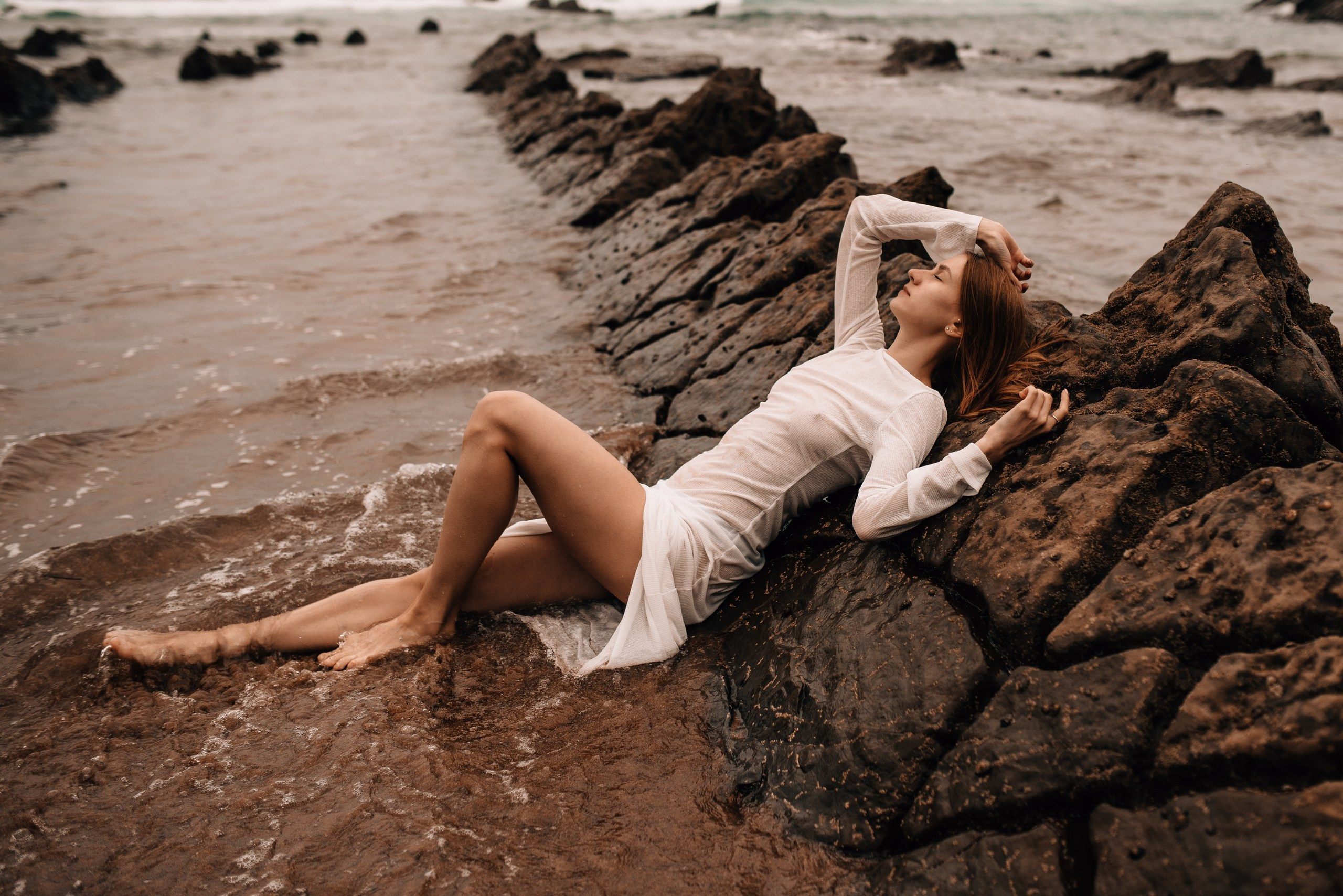 Марина и море…. Photographer in Bilbao Irina Makou