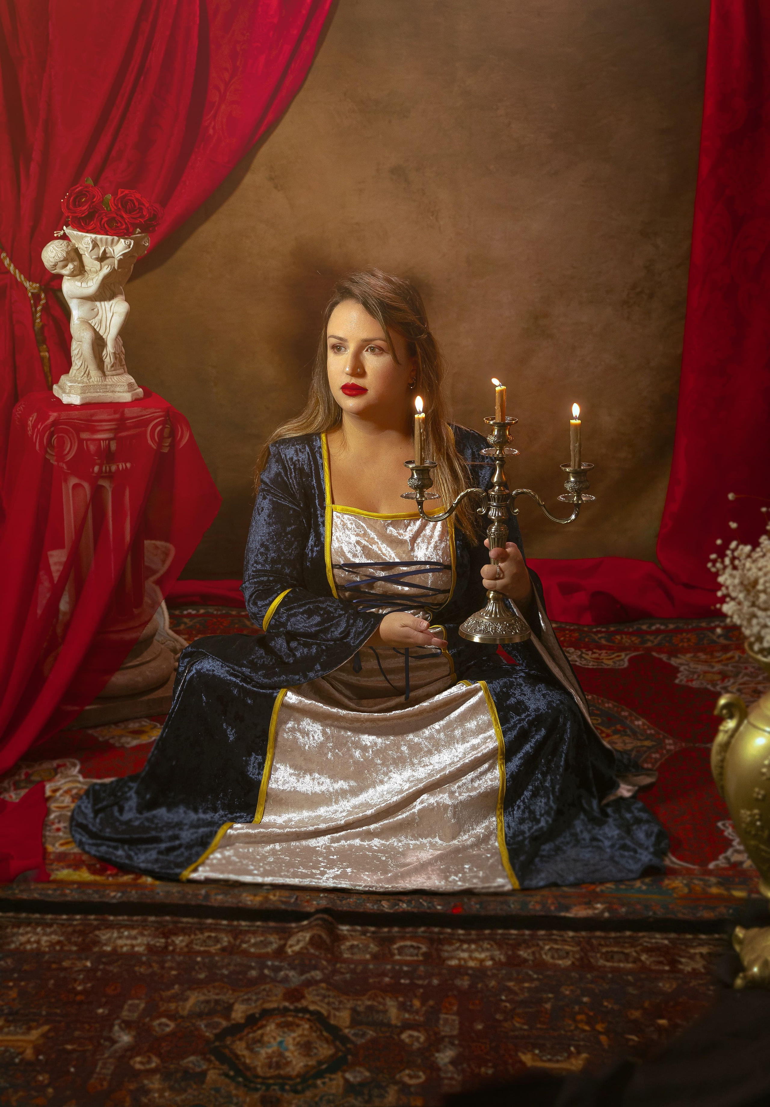 Ensaio Artistico estilo Pintura Barroca. Fotógrafa em são paulo — Fotos Autênticas