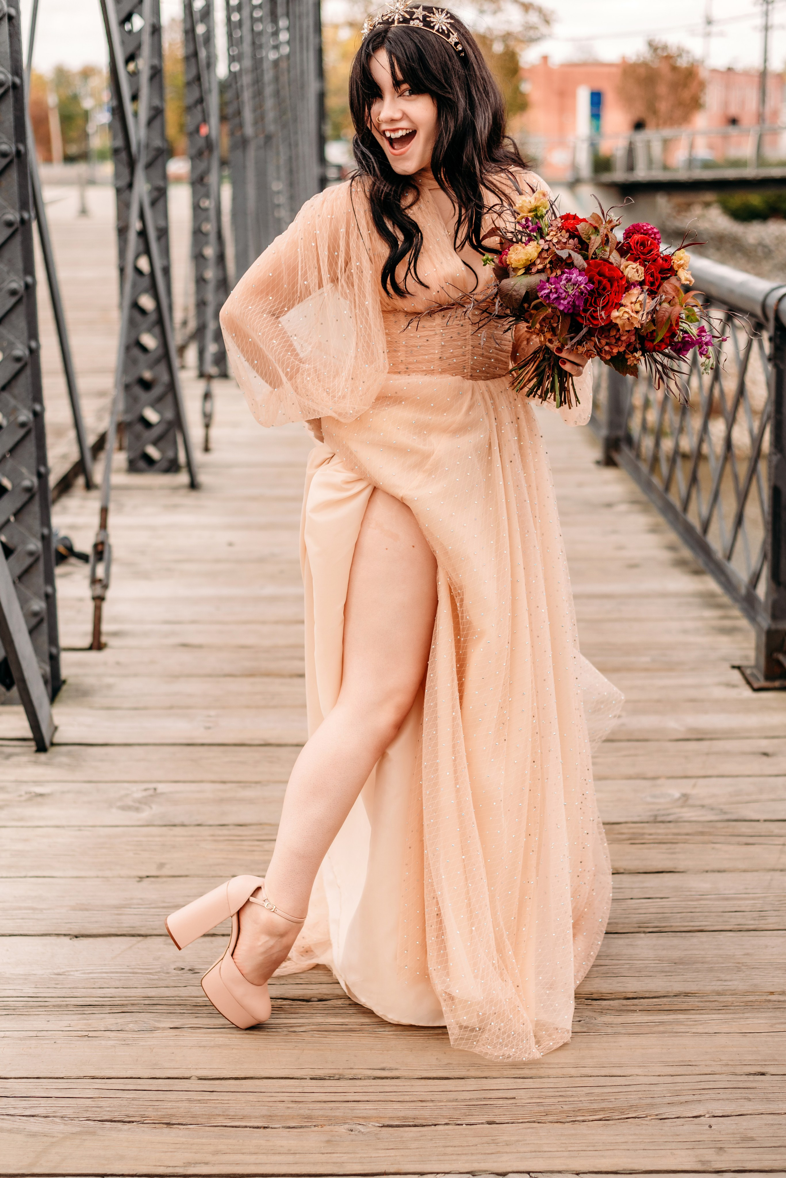 Bold & Dramatic Wedding at The Paper Mill on The Landing | Fort Wayne Wedding Photographer. Alexandria Danielle Photography | Fort Wayne & Indianapolis Wedding Photographer