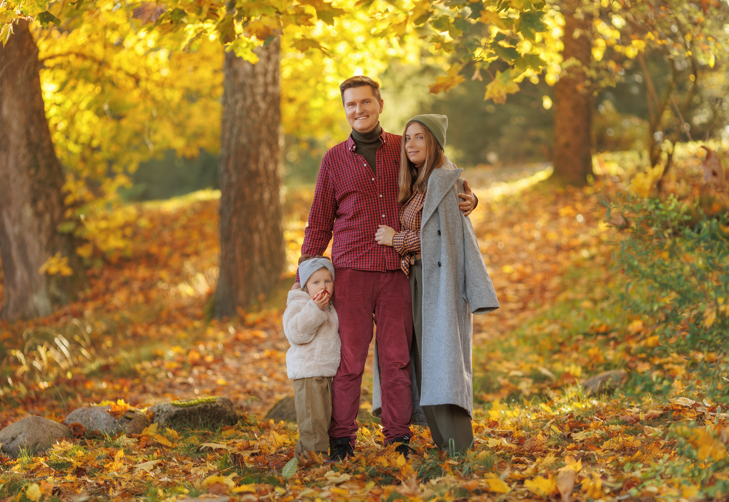 Golden moments. Family photographer in Vilnuis Svetlana Naumova