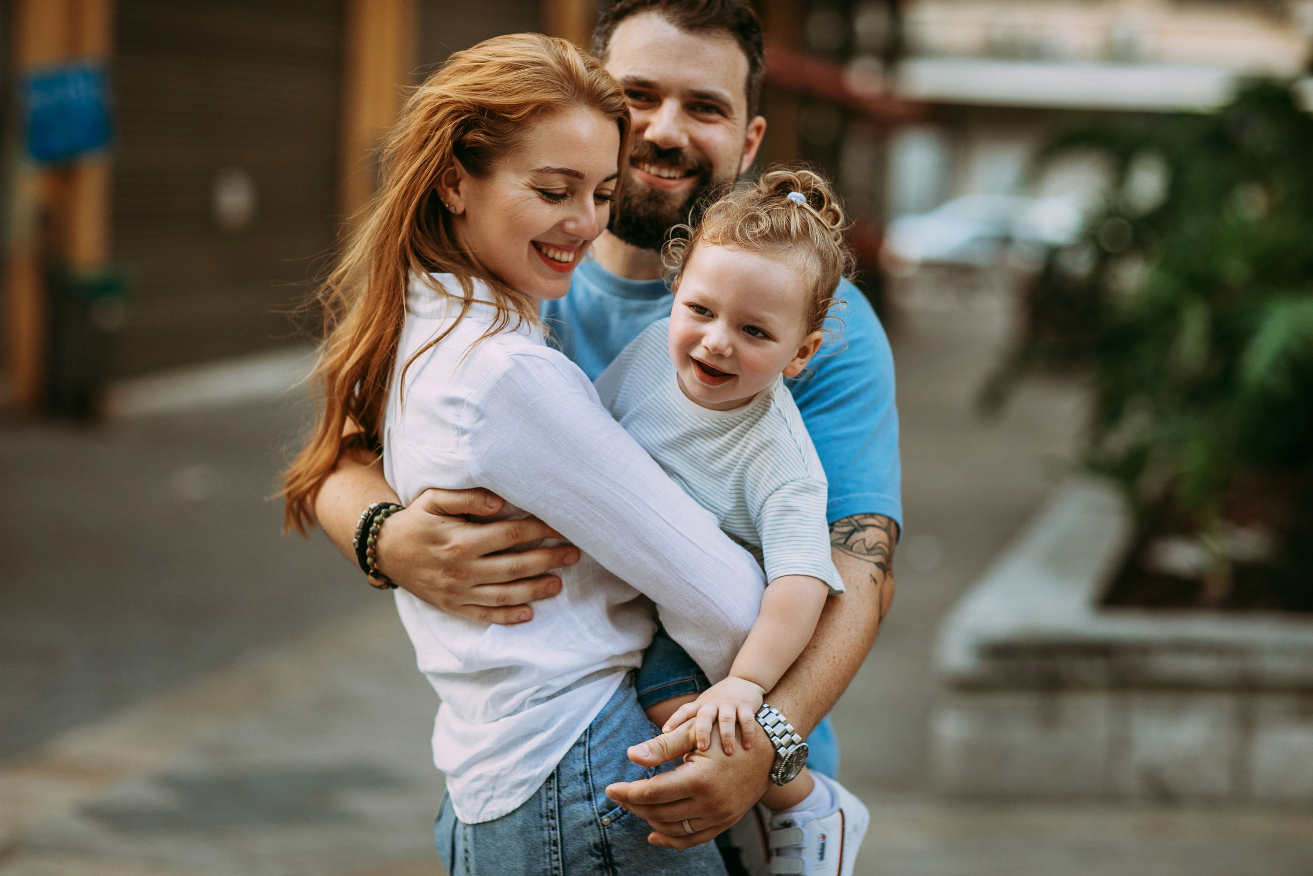 Family Street style Shooting at Downtown, Haifa. George TLV — Professional photographer and retoucher in Israel