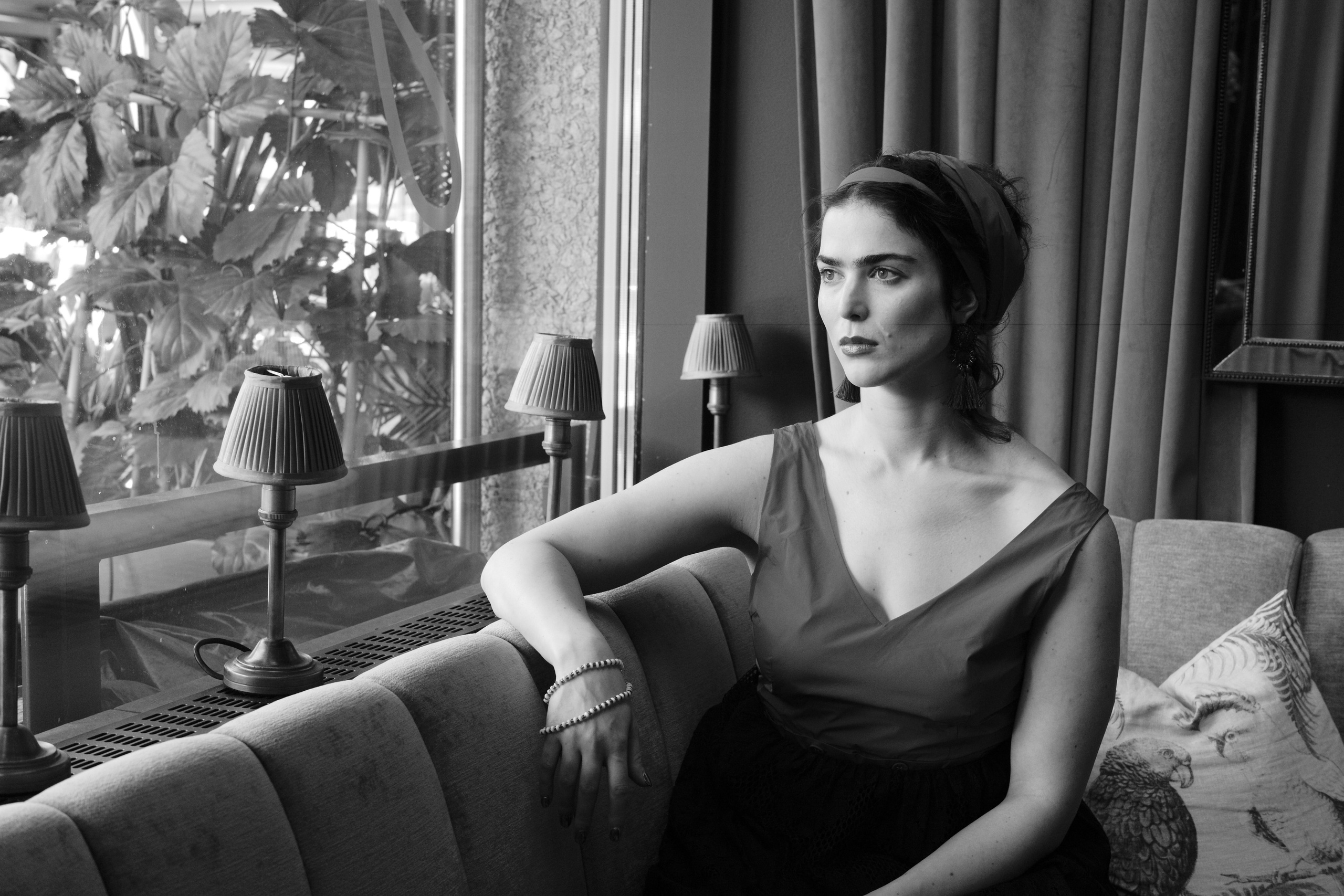 Portrett. Foto som Kunst. Anastasia Majestic Kunstkaper, Make-up Artist, Stylist