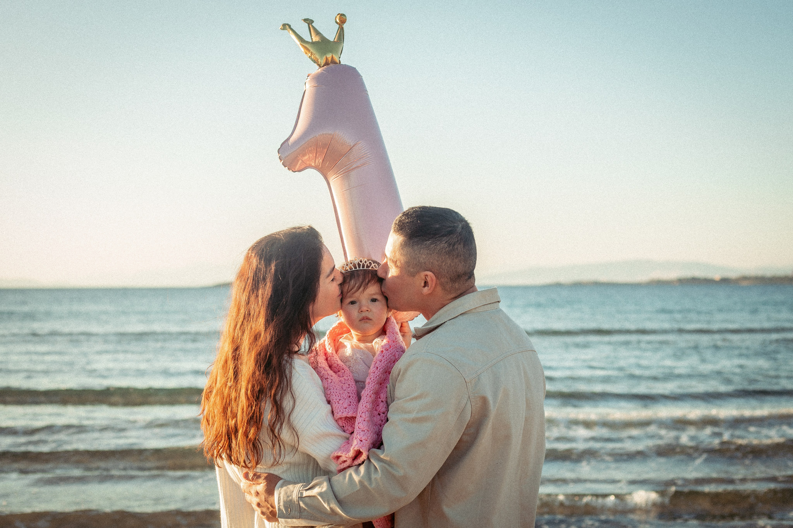 Little Beach Celebration. Family Photographer in Greece