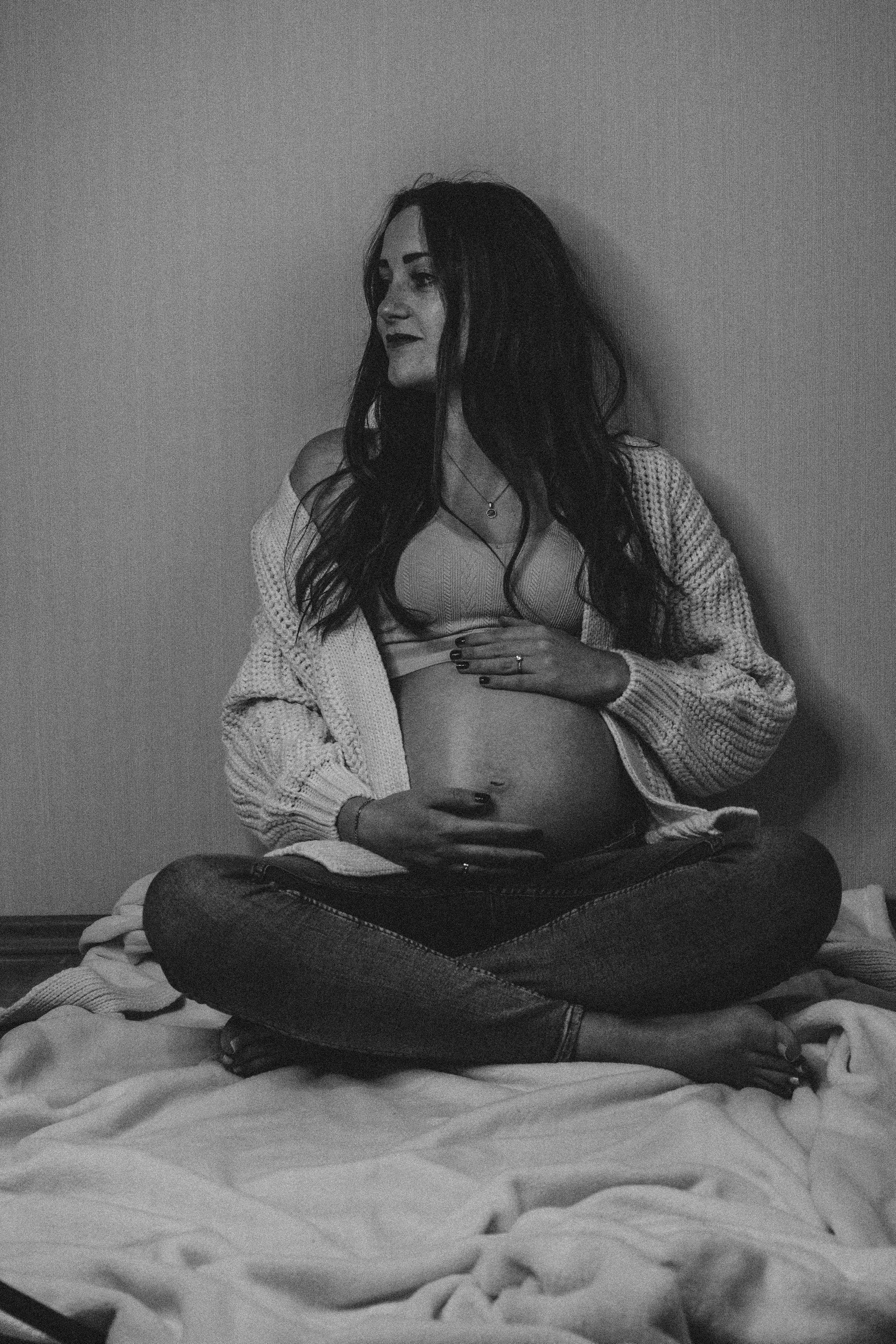 Babybauch Sina. Fotografin Heidenheim / Newborn, Babybauch & Familie - Nadine Schmalz