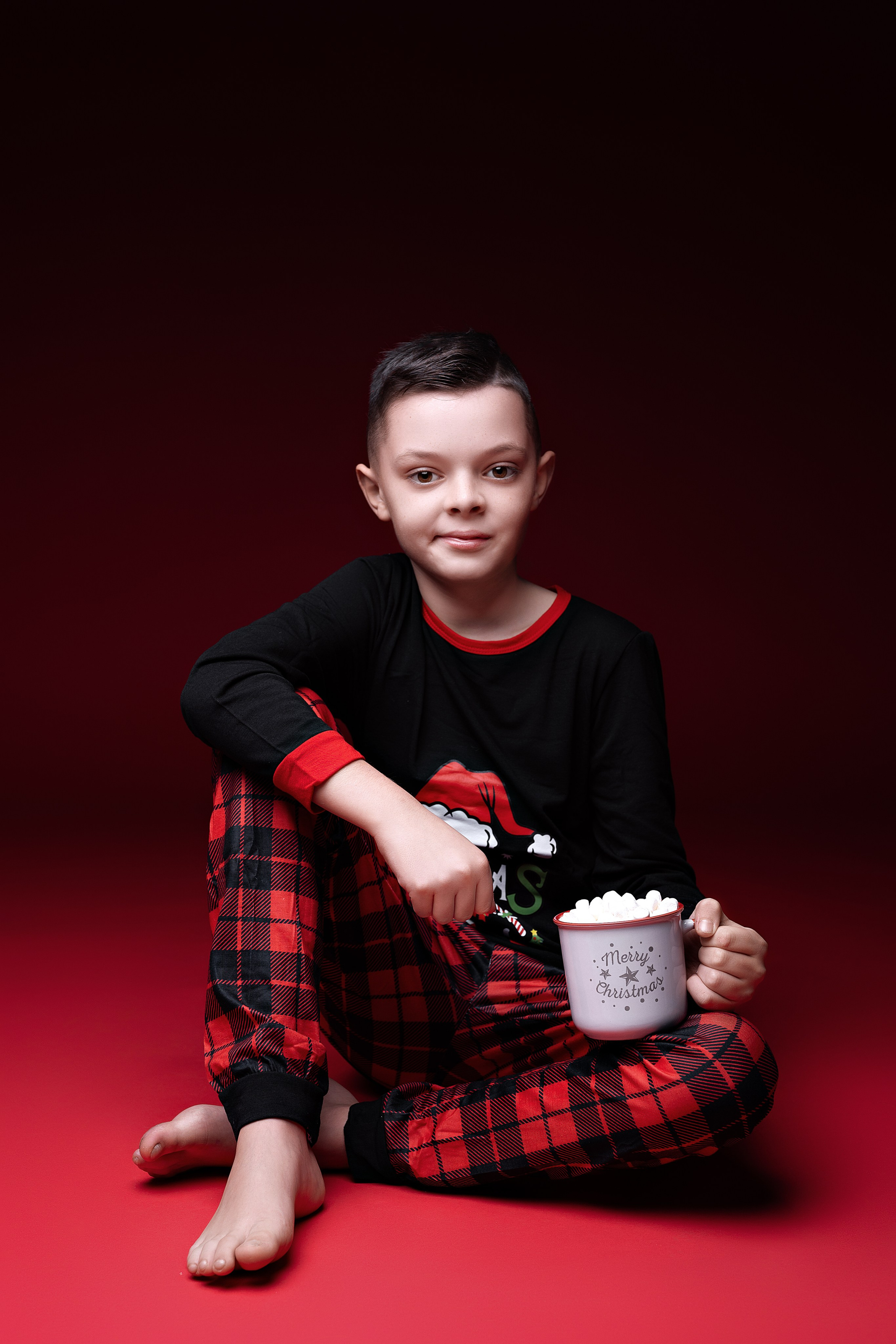 Mit Weihnachtsmann. Kinder- & Familienfotograf in Gaildorf und Umgebung Valentina Vogel