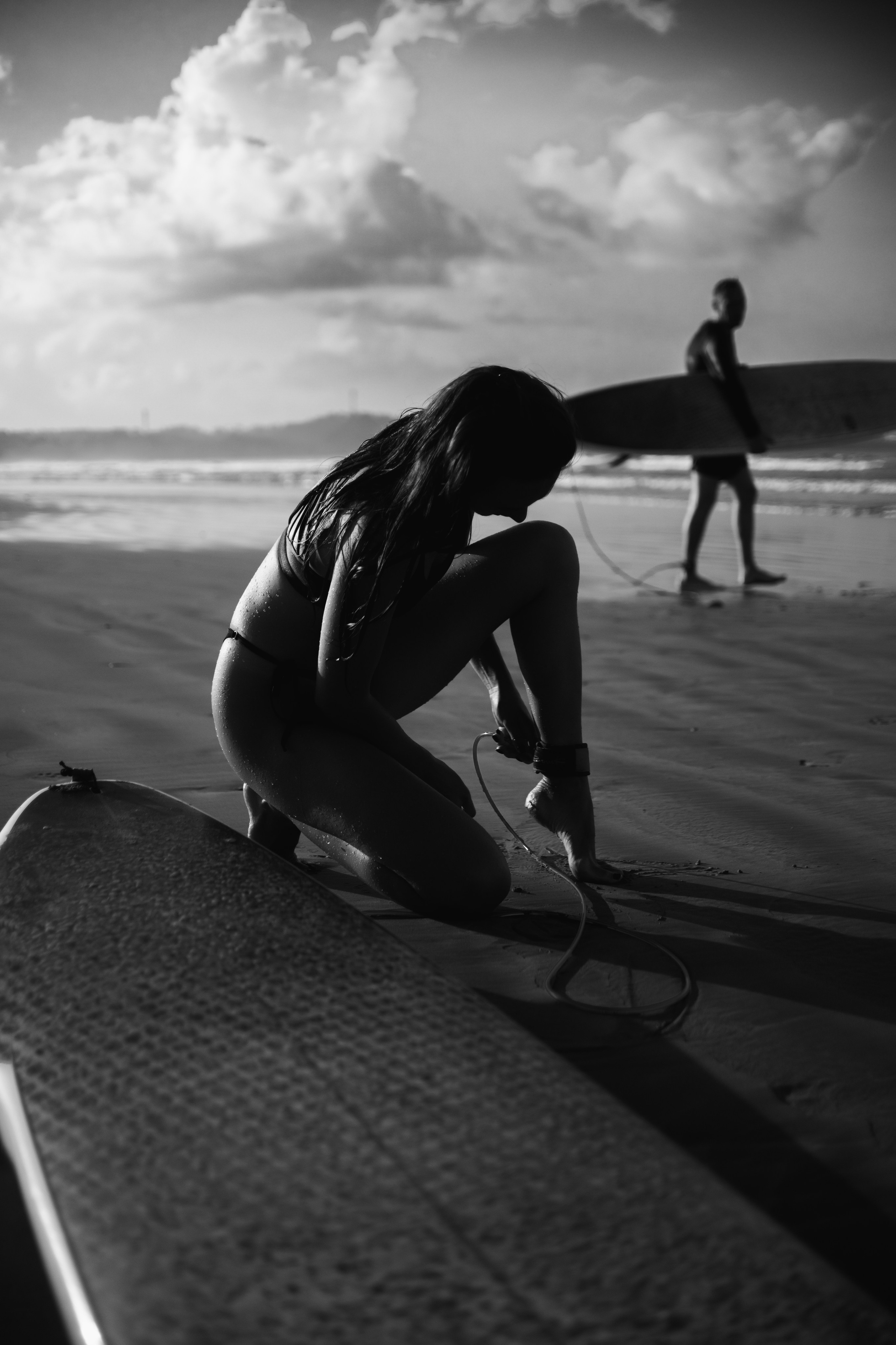 Surf couple | BW