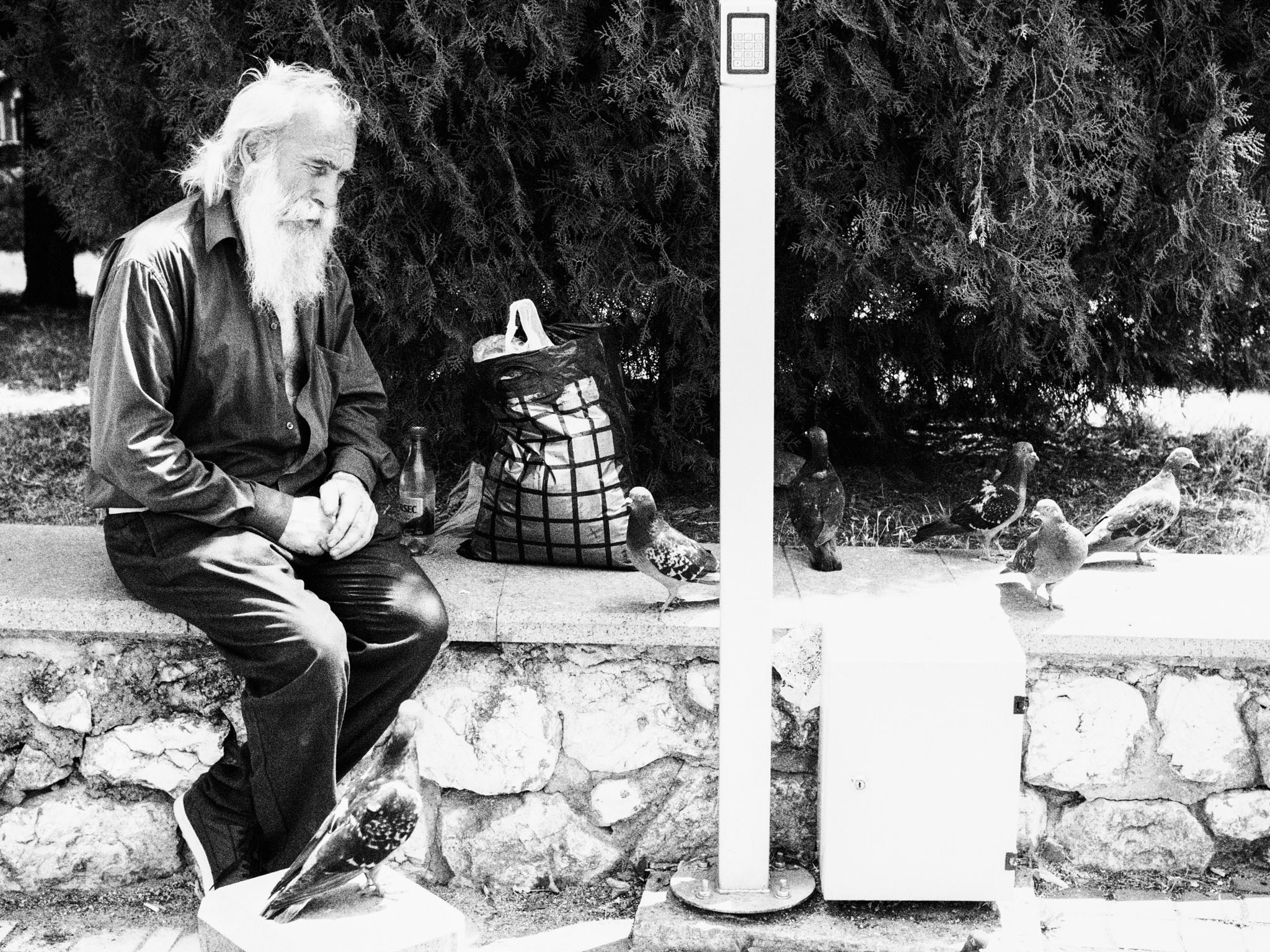 B&W Street. Humanistic street photographer in Bucharest