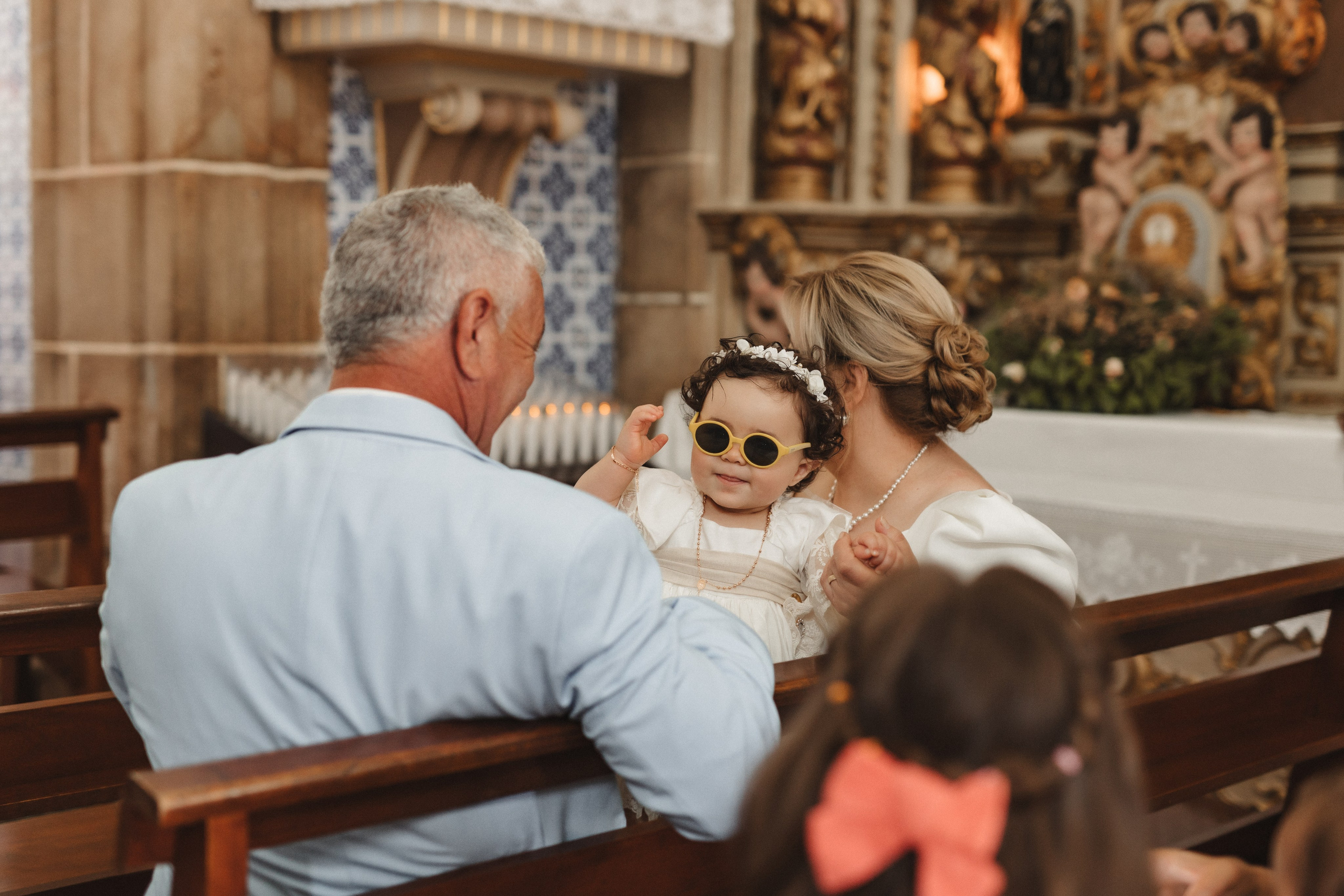 Batizado da Sara. Fotógrafa de Casamentos e Família em Braga — Alexandra Mieres Photography