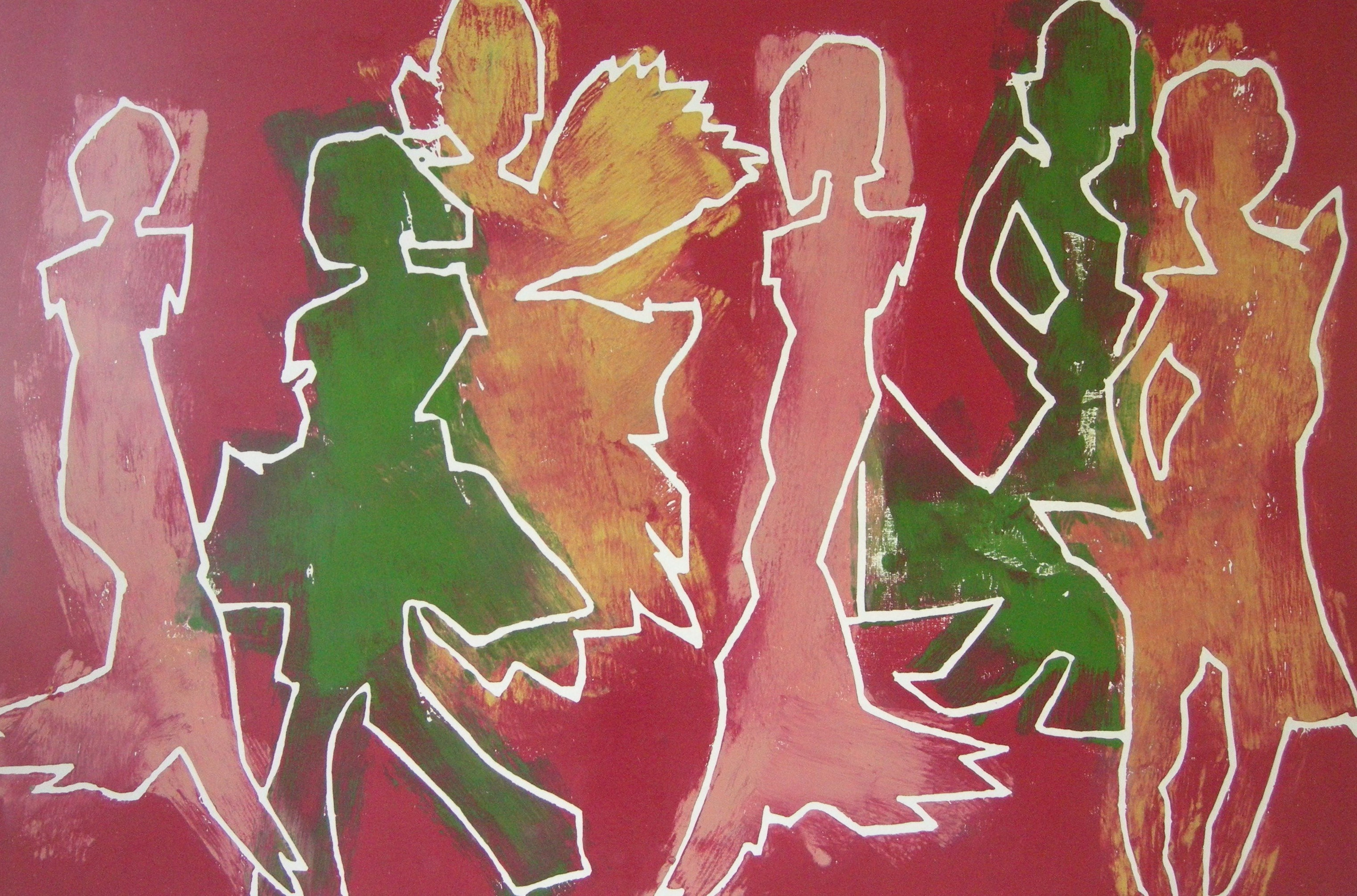 Unter uns 1, 2020 - 40x60 auf Papier 60x80